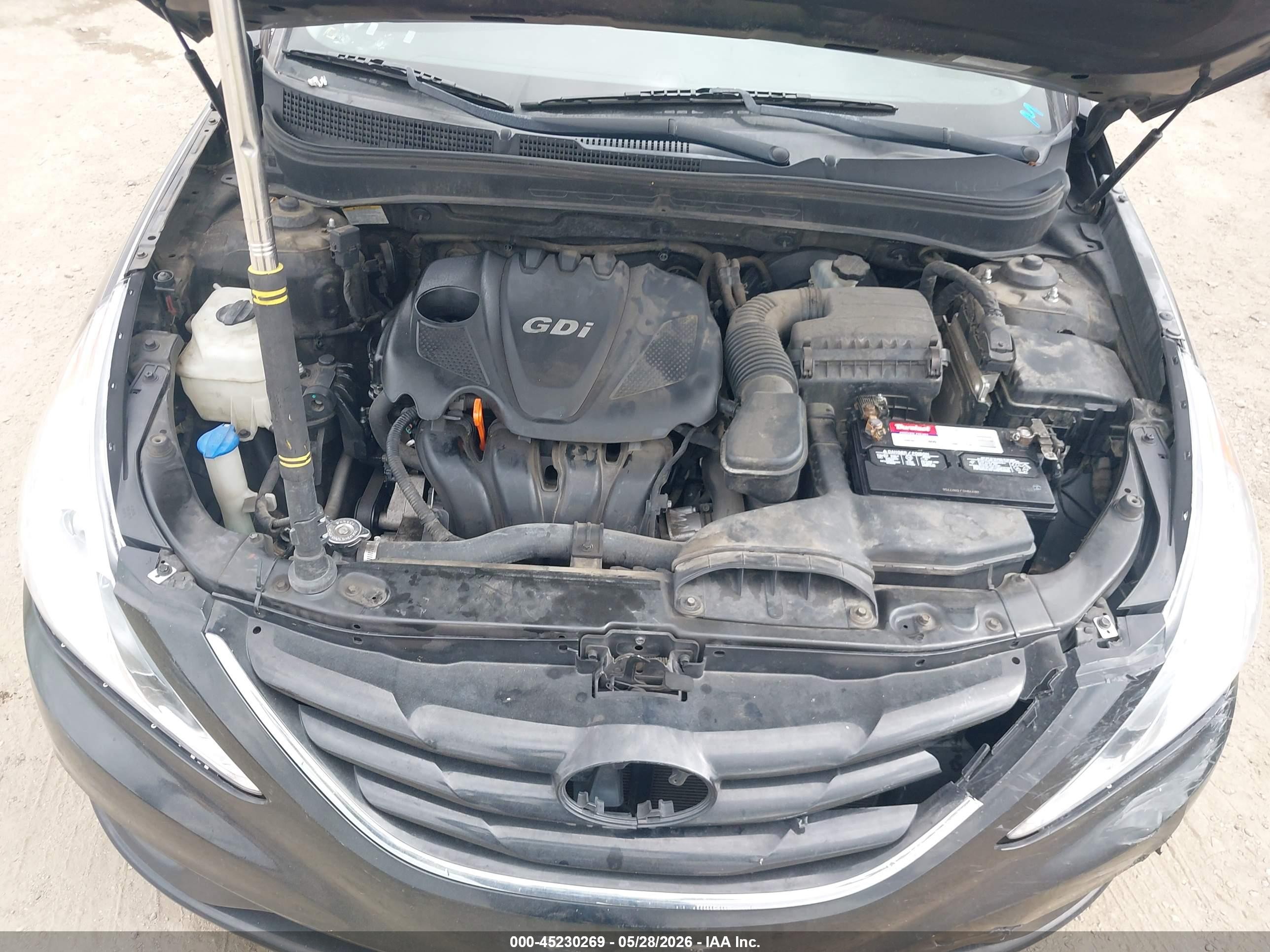 2011 Hyundai Sonata Gls Черный vin: 5NPEB4AC1BH273731