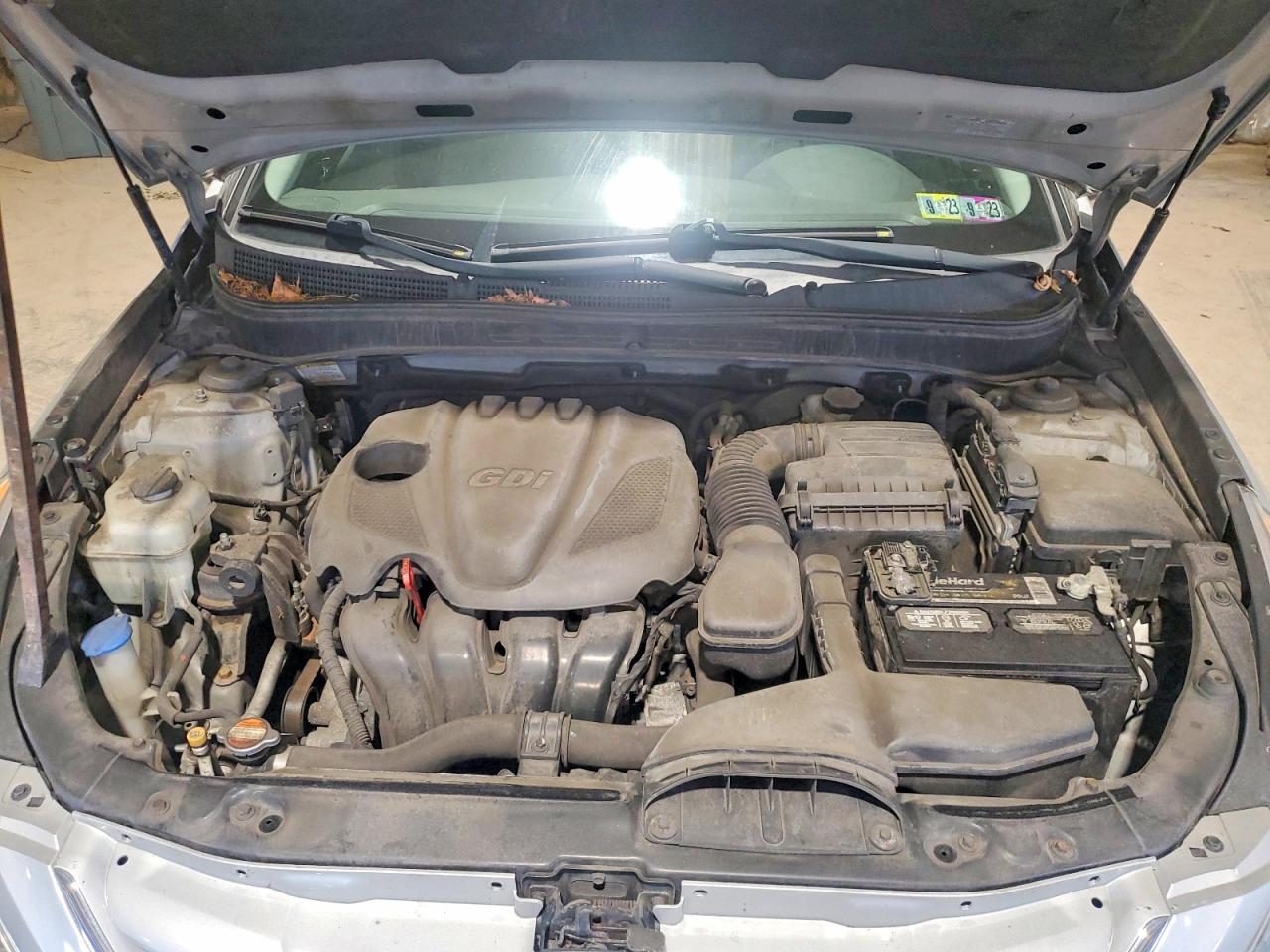 2011 Hyundai Sonata Gls Silver vin: 5NPEB4AC1BH283952