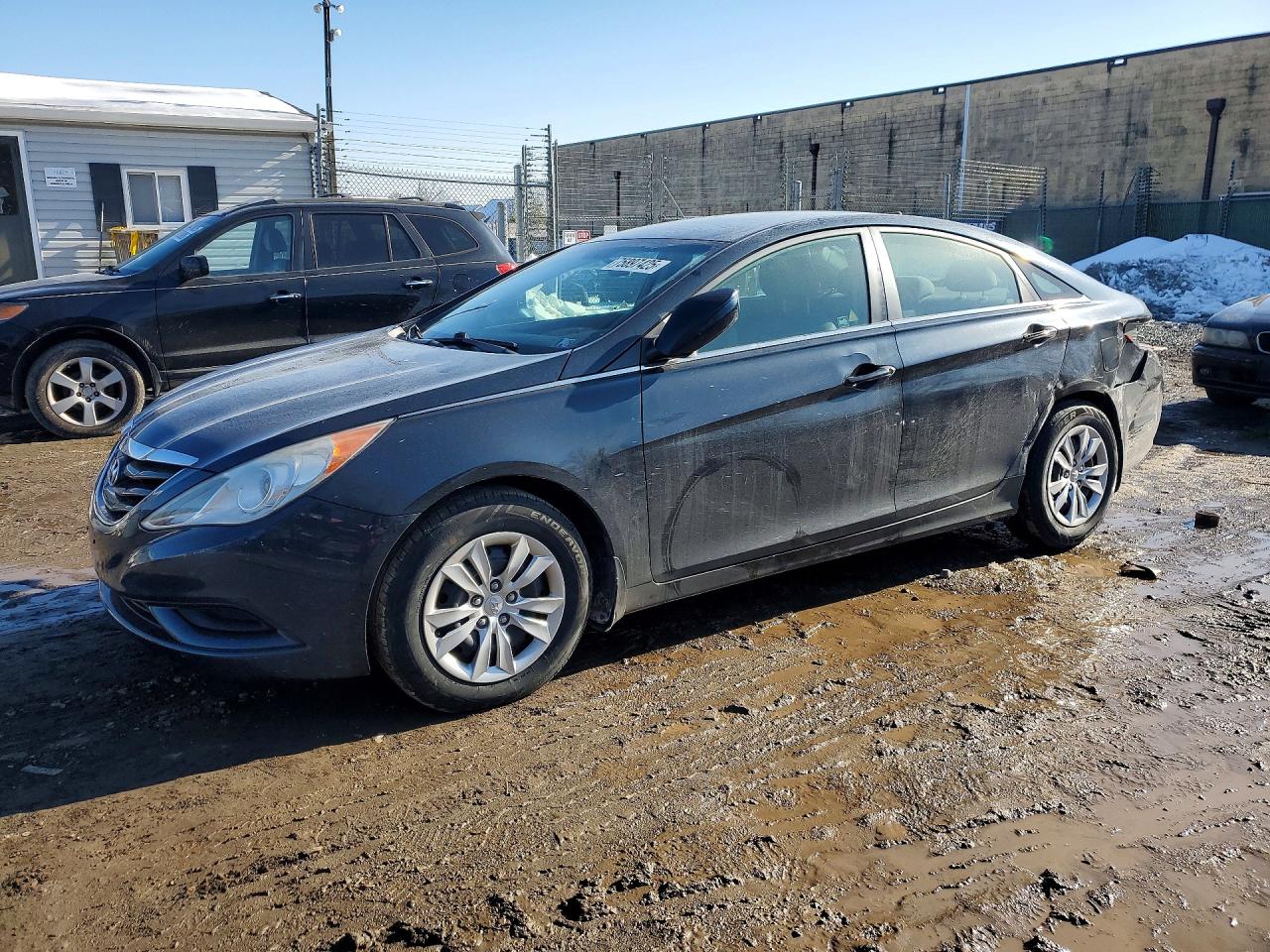 2011 Hyundai Sonata Gls Gray vin: 5NPEB4AC1BH295115