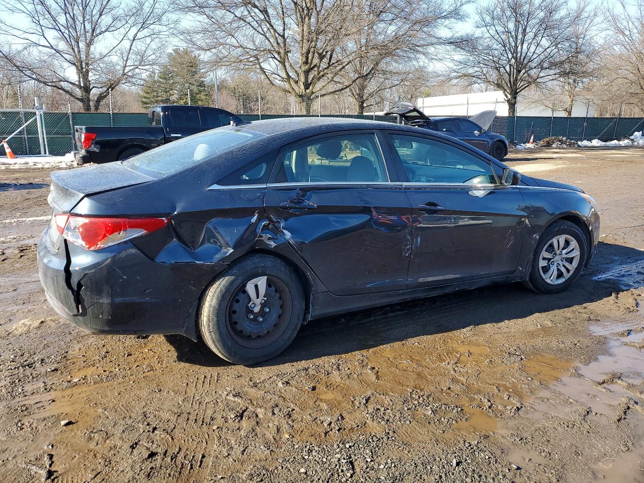 2011 Hyundai Sonata Gls Gray vin: 5NPEB4AC1BH295115