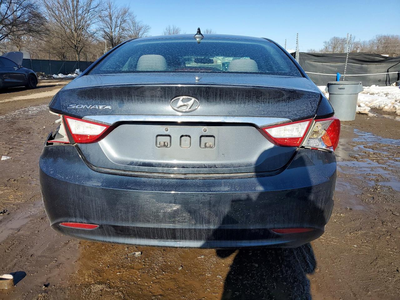 2011 Hyundai Sonata Gls Gray vin: 5NPEB4AC1BH295115