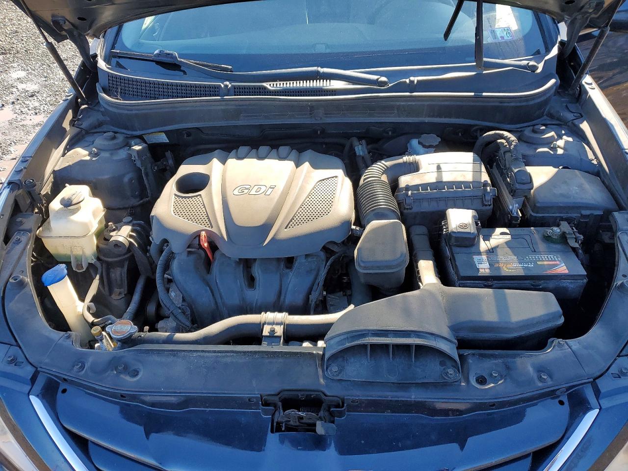 2011 Hyundai Sonata Gls Gray vin: 5NPEB4AC1BH295115