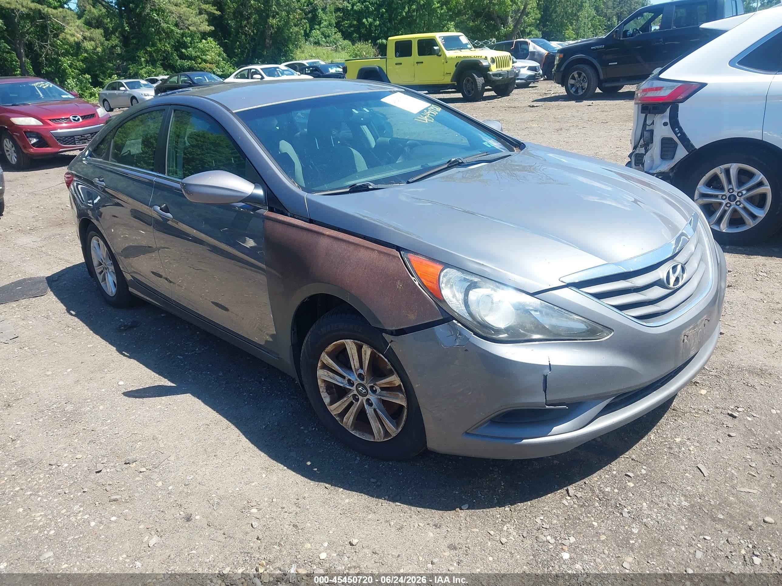 2011 Hyundai Sonata Gls Gray vin: 5NPEB4AC1BH300247