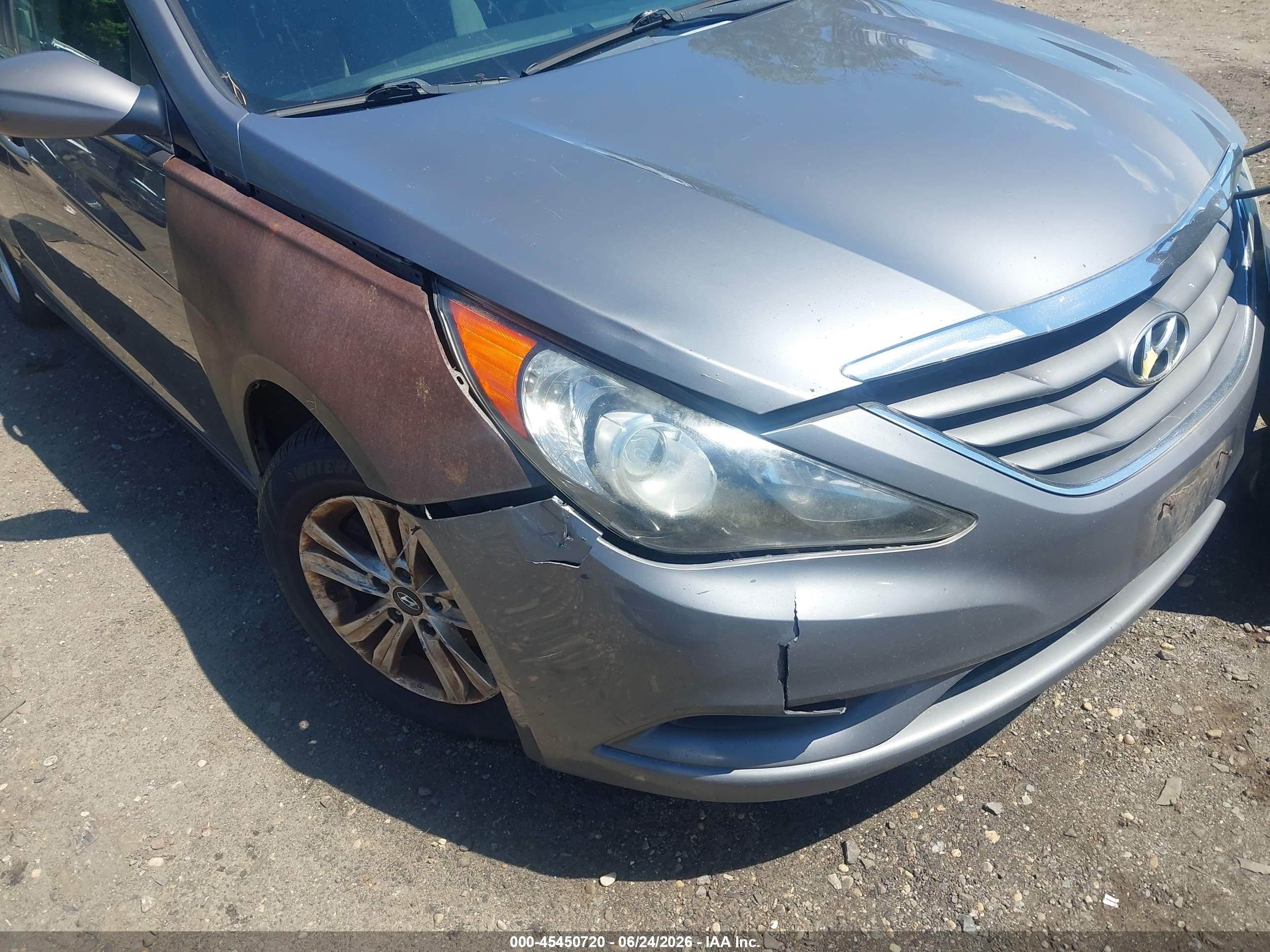 2011 Hyundai Sonata Gls Gray vin: 5NPEB4AC1BH300247