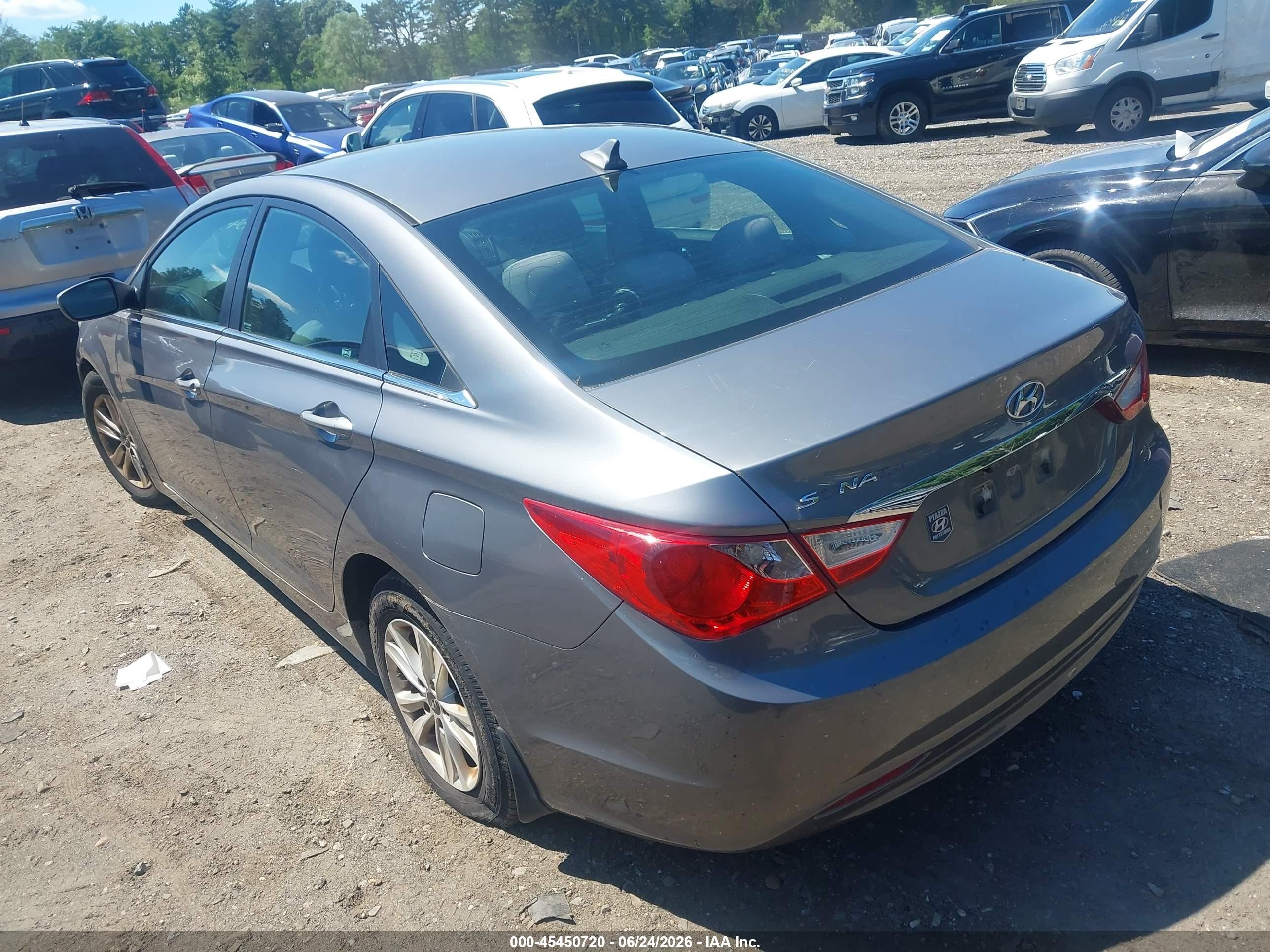 2011 Hyundai Sonata Gls Gray vin: 5NPEB4AC1BH300247