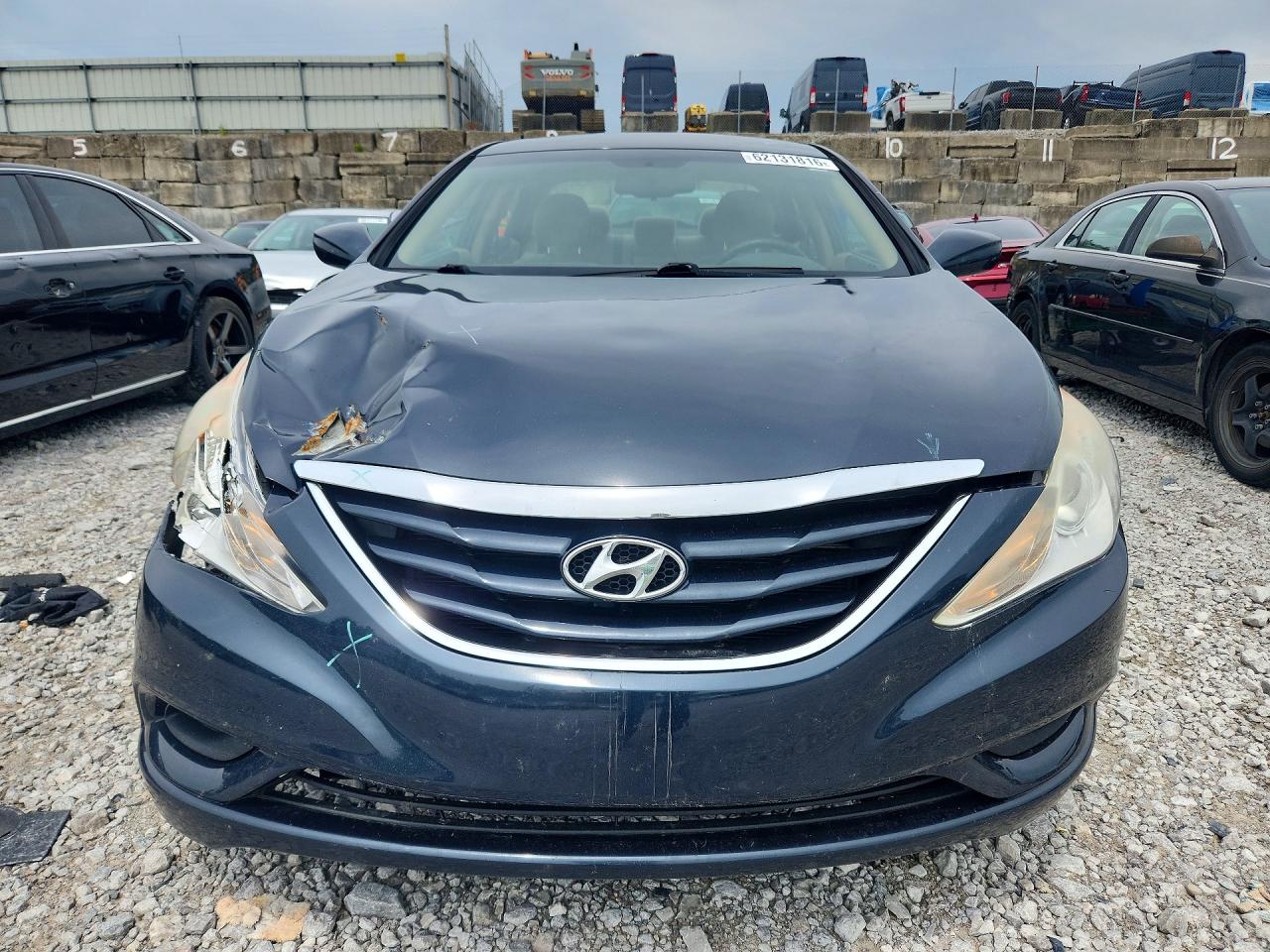 2012 Hyundai Sonata Gls Blue vin: 5NPEB4AC1CH311413