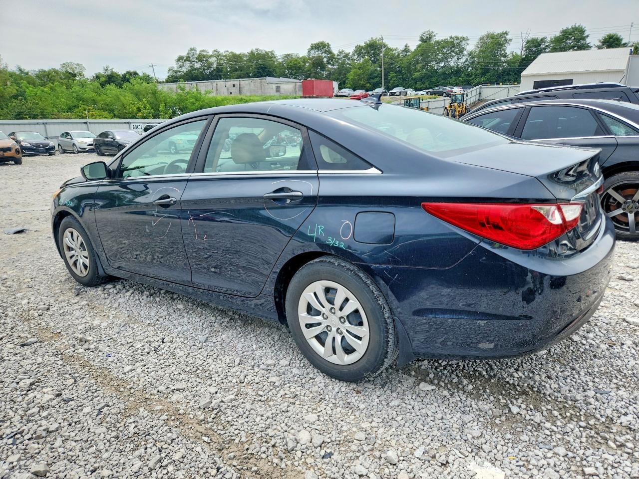 2012 Hyundai Sonata Gls Blue vin: 5NPEB4AC1CH311413