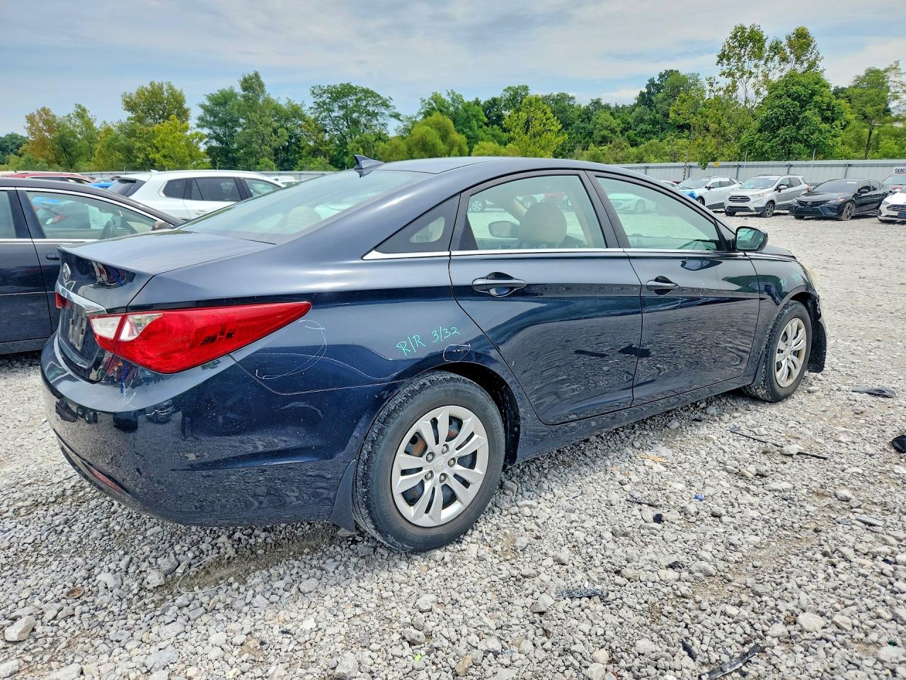 2012 Hyundai Sonata Gls Blue vin: 5NPEB4AC1CH311413
