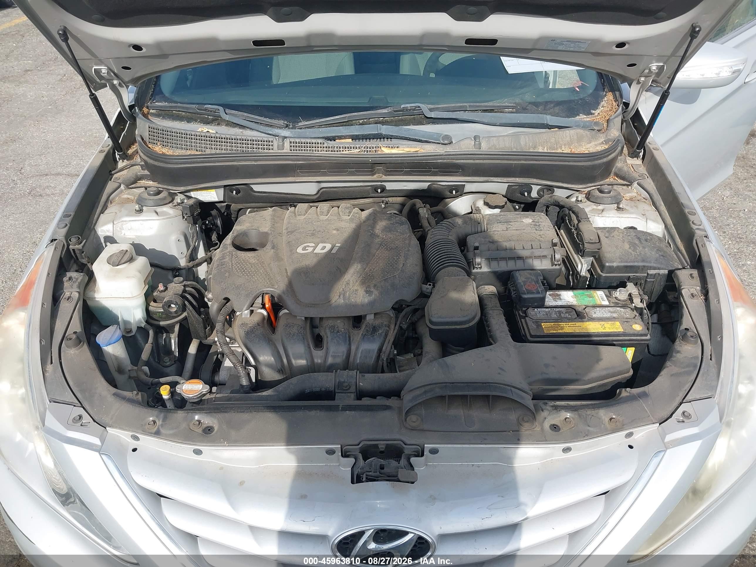 2012 Hyundai Sonata Gls Silver vin: 5NPEB4AC1CH312948
