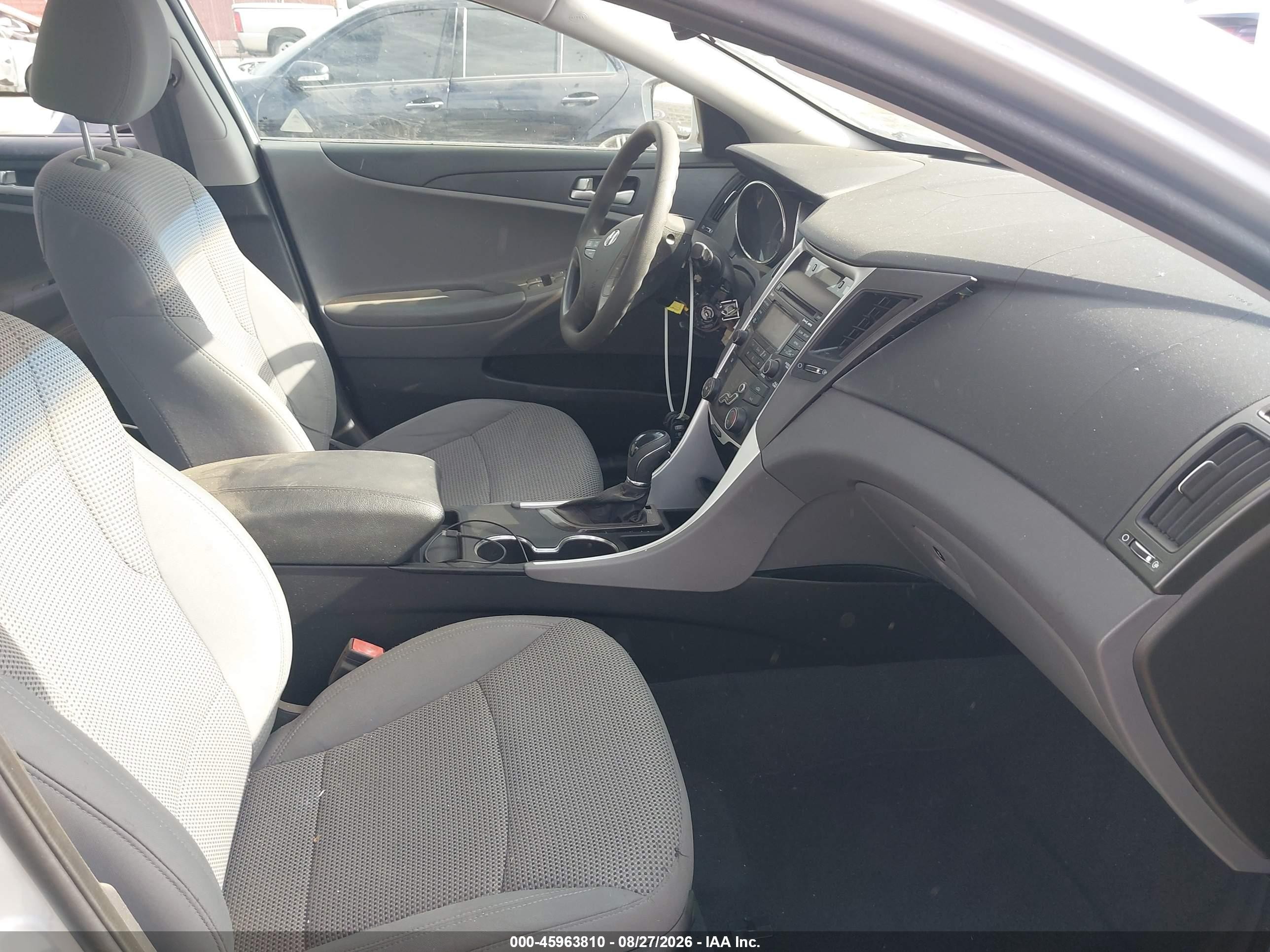2012 Hyundai Sonata Gls Silver vin: 5NPEB4AC1CH312948