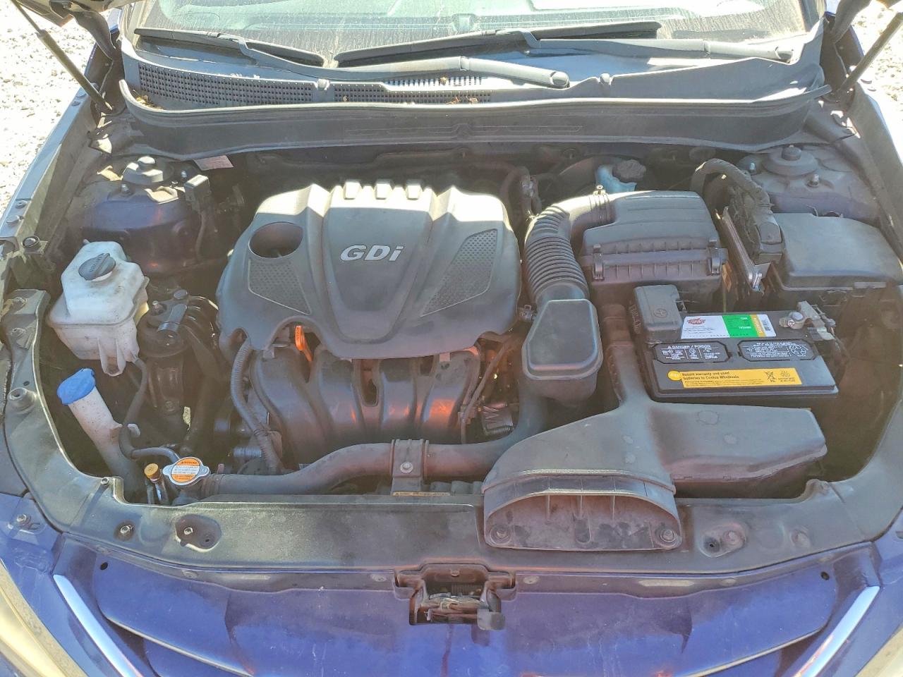 2012 Hyundai Sonata Gls Blue vin: 5NPEB4AC1CH314800