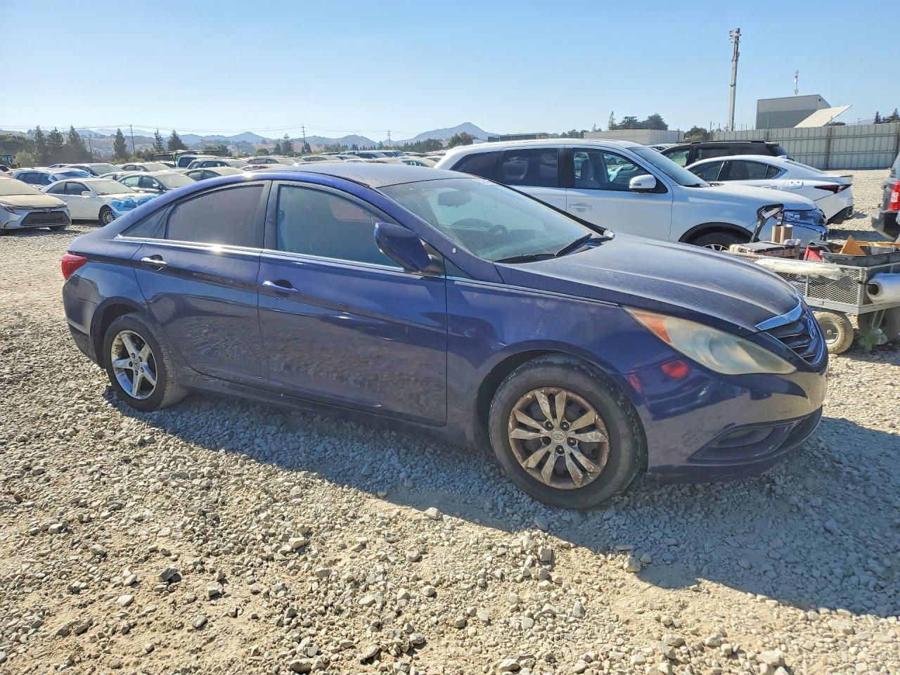 2012 Hyundai Sonata Gls Blue vin: 5NPEB4AC1CH314800
