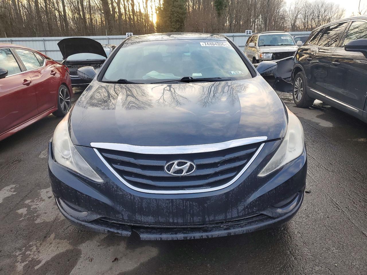 2012 Hyundai Sonata Gls Black vin: 5NPEB4AC1CH347702
