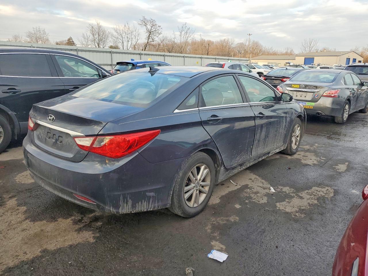 2012 Hyundai Sonata Gls Black vin: 5NPEB4AC1CH347702
