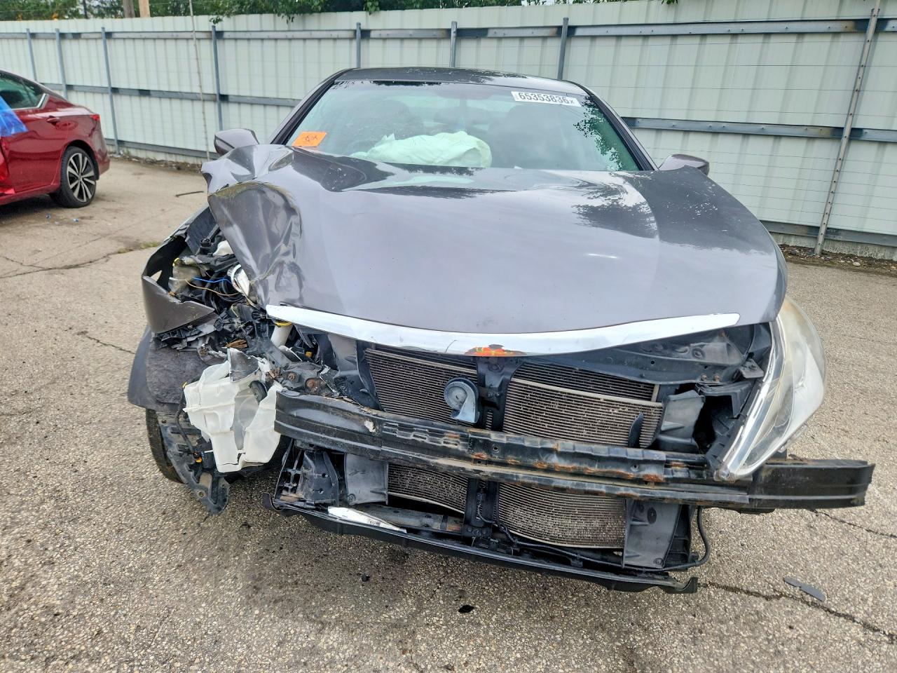 2012 Hyundai Sonata Gls Gray vin: 5NPEB4AC1CH356089
