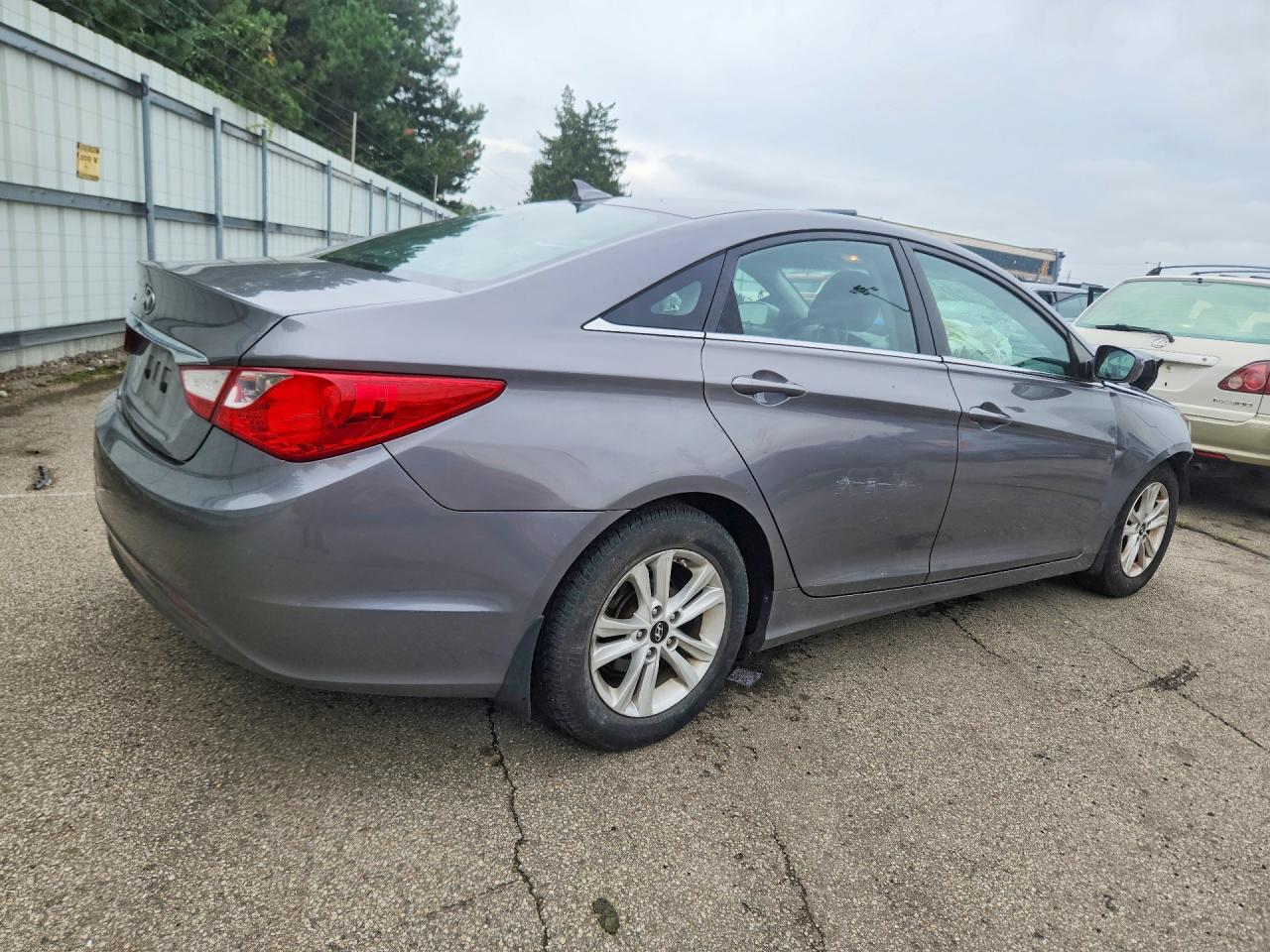 2012 Hyundai Sonata Gls Gray vin: 5NPEB4AC1CH356089