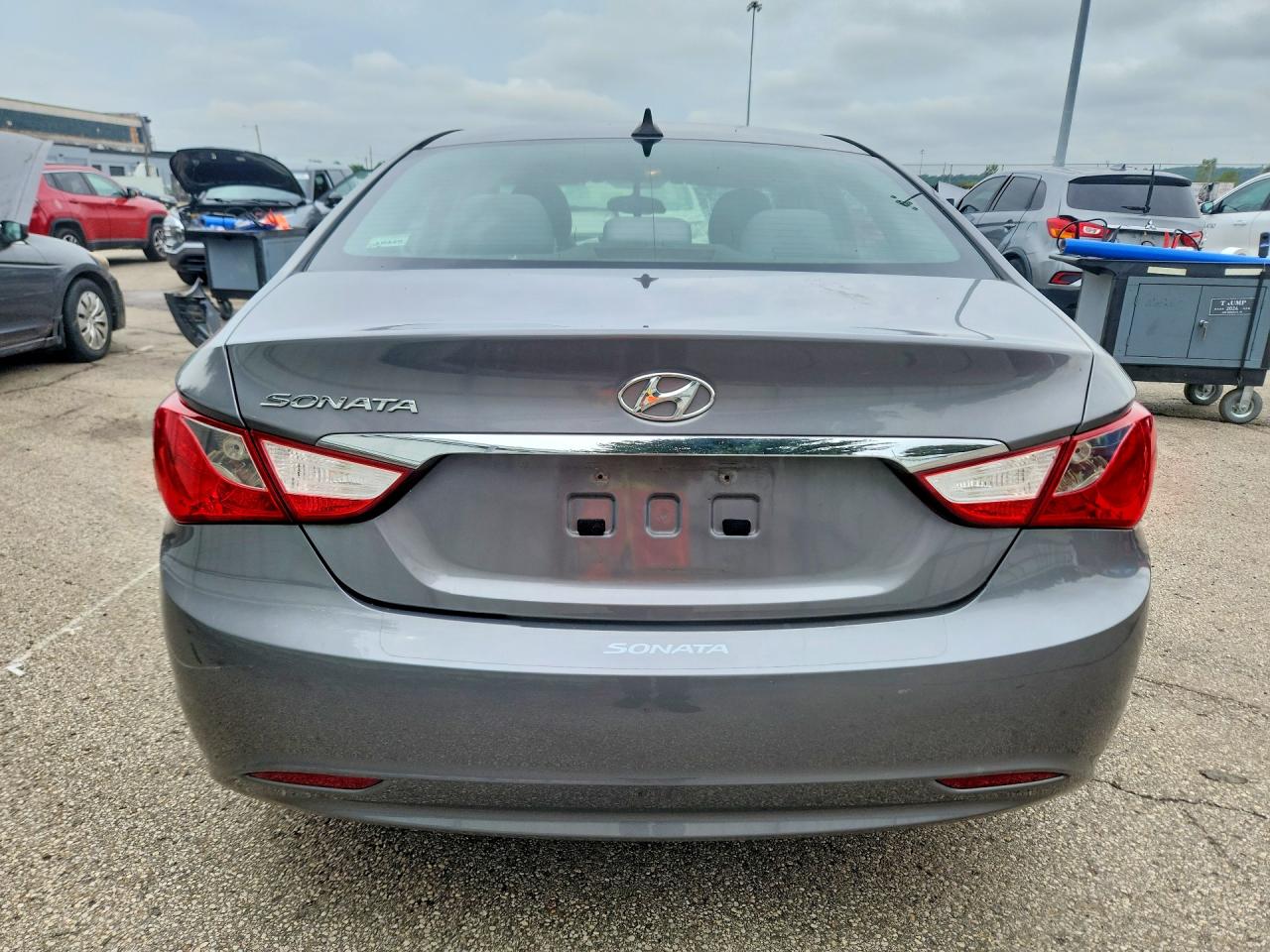 2012 Hyundai Sonata Gls Gray vin: 5NPEB4AC1CH356089