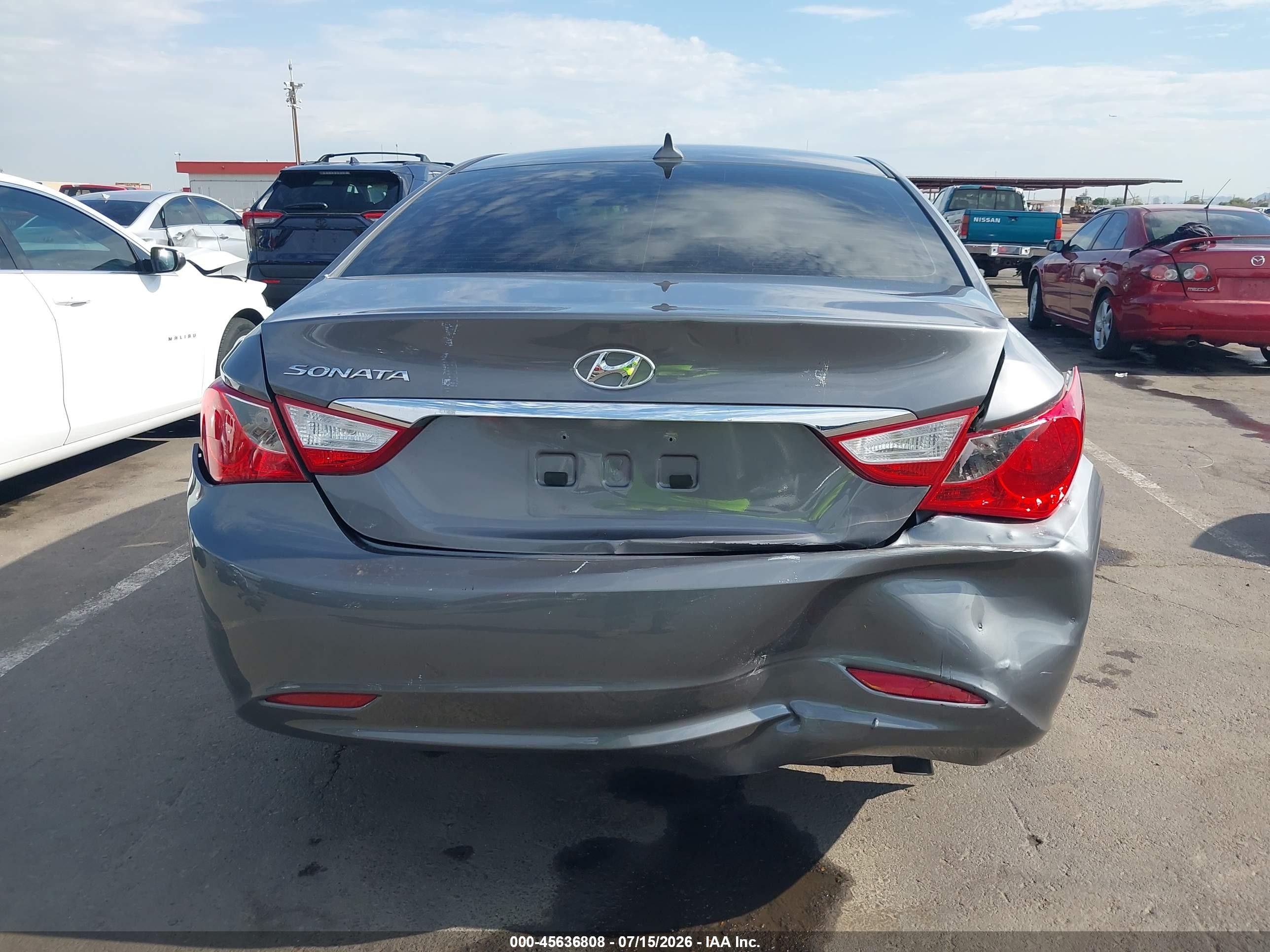 2012 Hyundai Sonata Gls Gray vin: 5NPEB4AC1CH371868