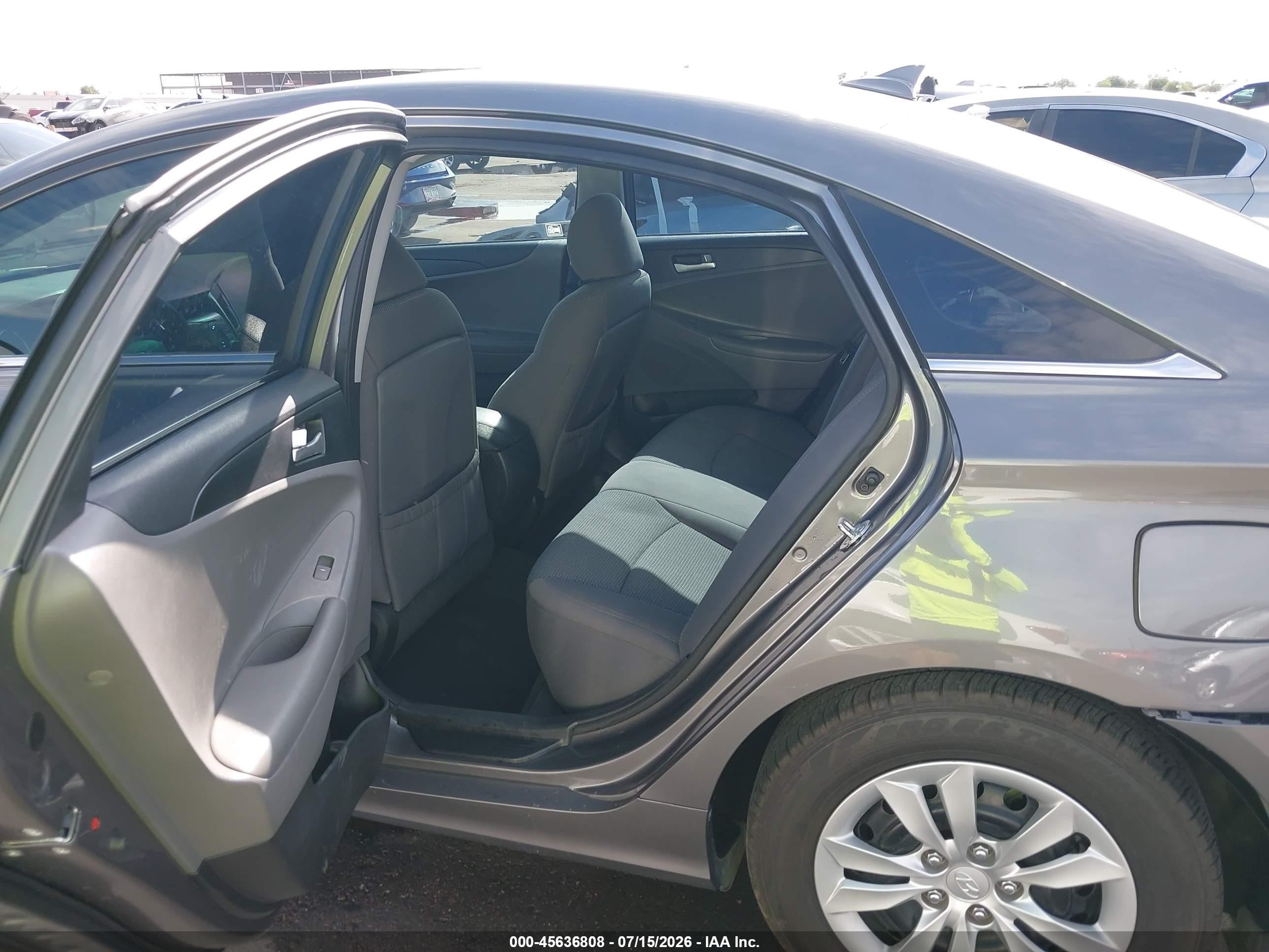 2012 Hyundai Sonata Gls Gray vin: 5NPEB4AC1CH371868
