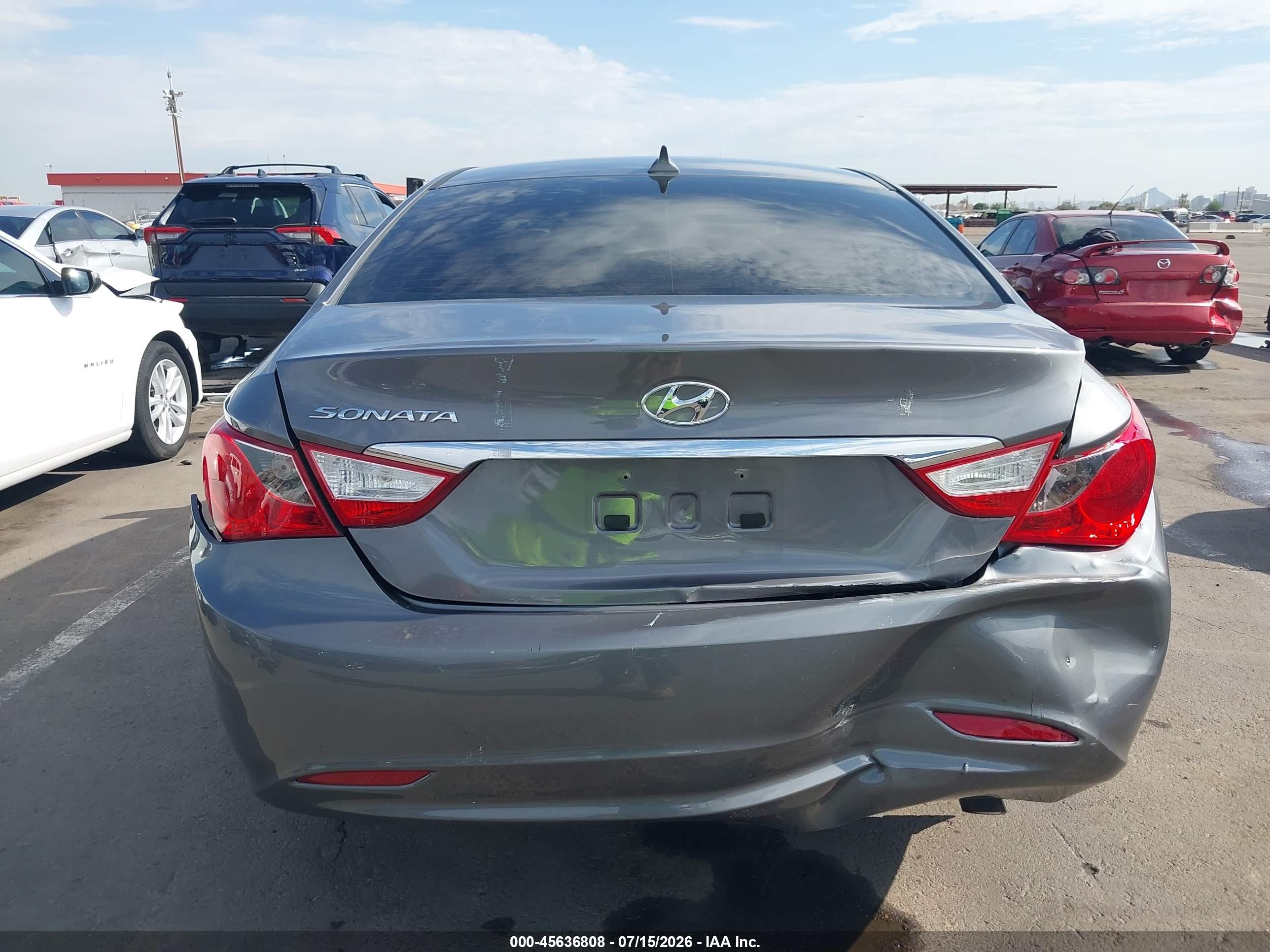 2012 Hyundai Sonata Gls Gray vin: 5NPEB4AC1CH371868