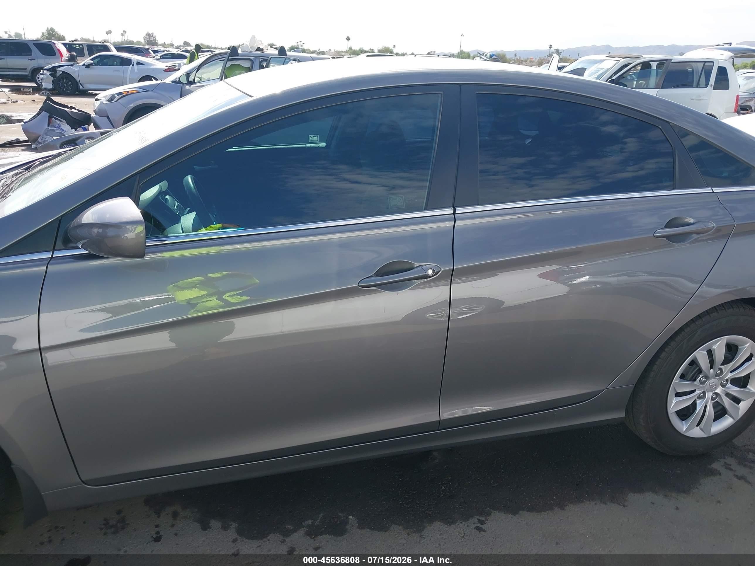 2012 Hyundai Sonata Gls Gray vin: 5NPEB4AC1CH371868