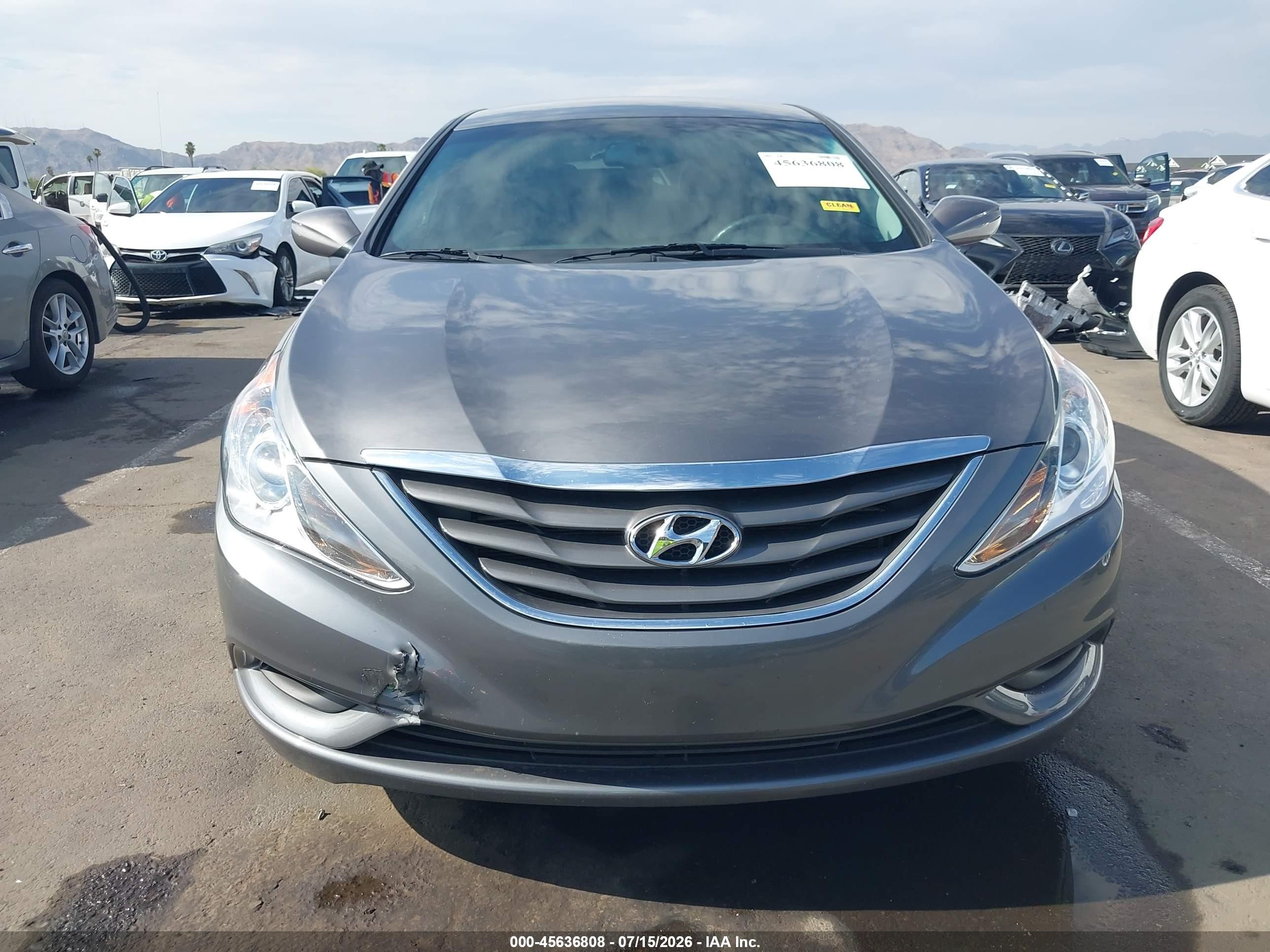 2012 Hyundai Sonata Gls Gray vin: 5NPEB4AC1CH371868