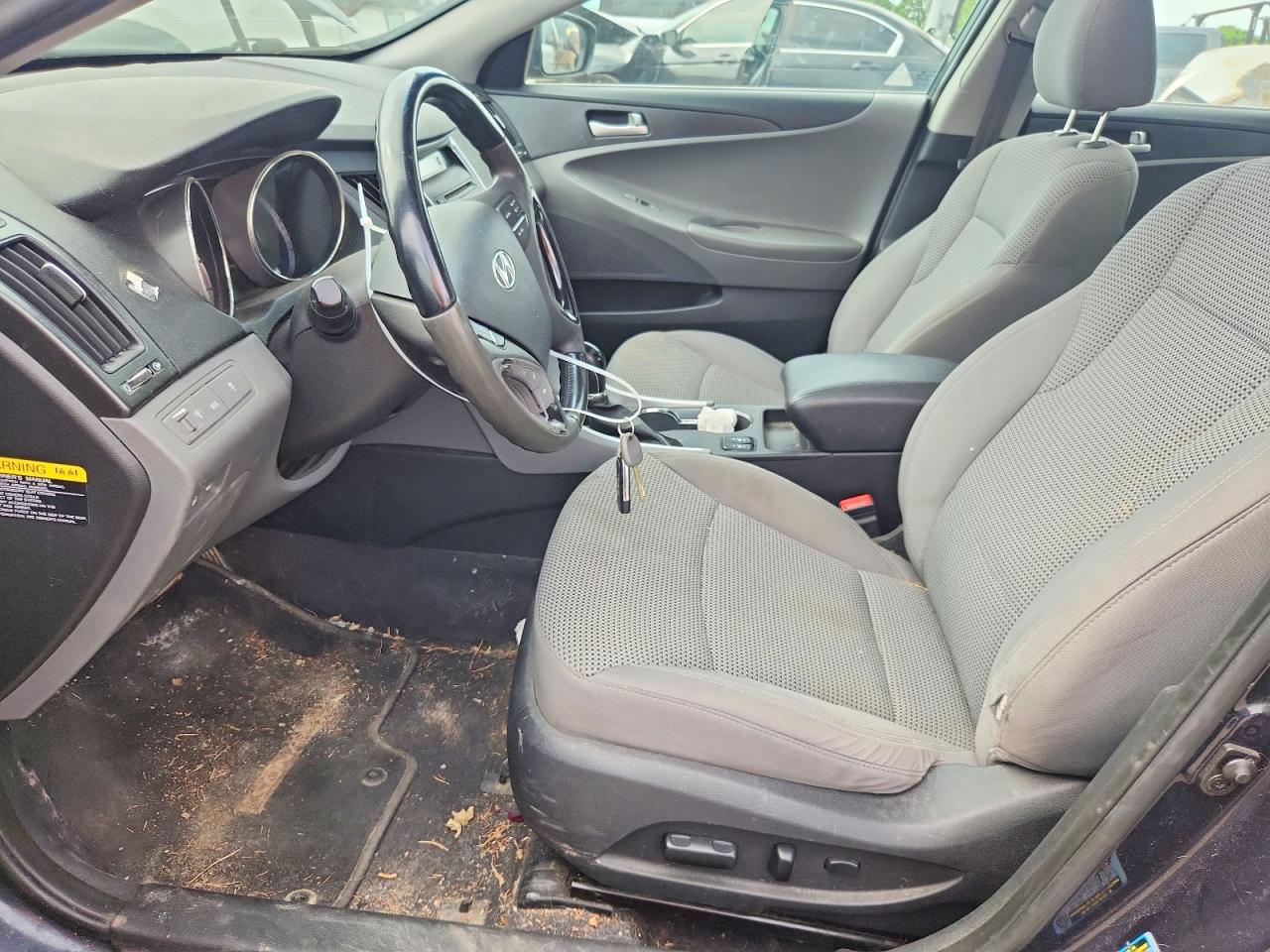 2012 Hyundai Sonata Gls Gray vin: 5NPEB4AC1CH373166
