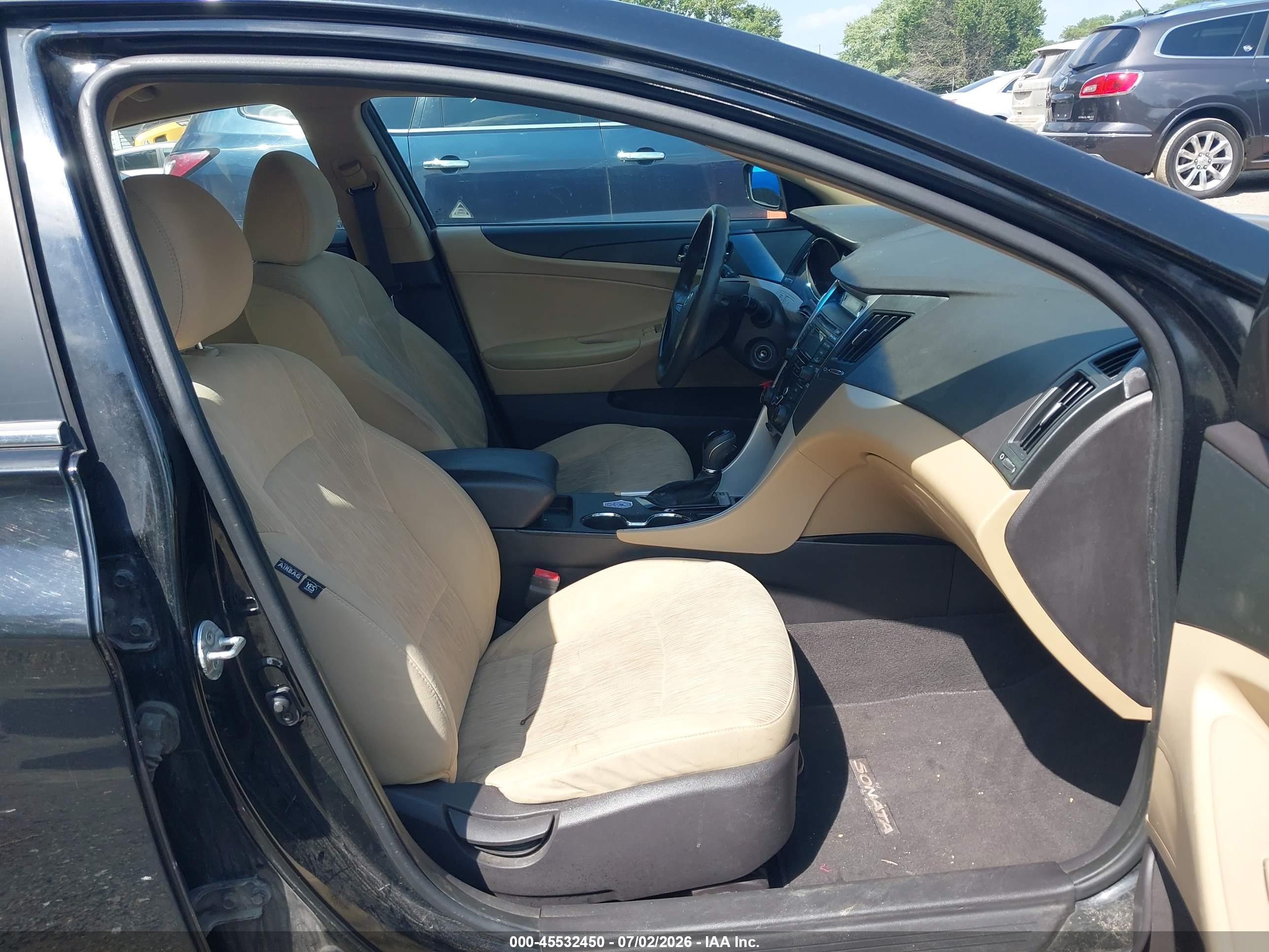 2012 Hyundai Sonata Gls Black vin: 5NPEB4AC1CH377962