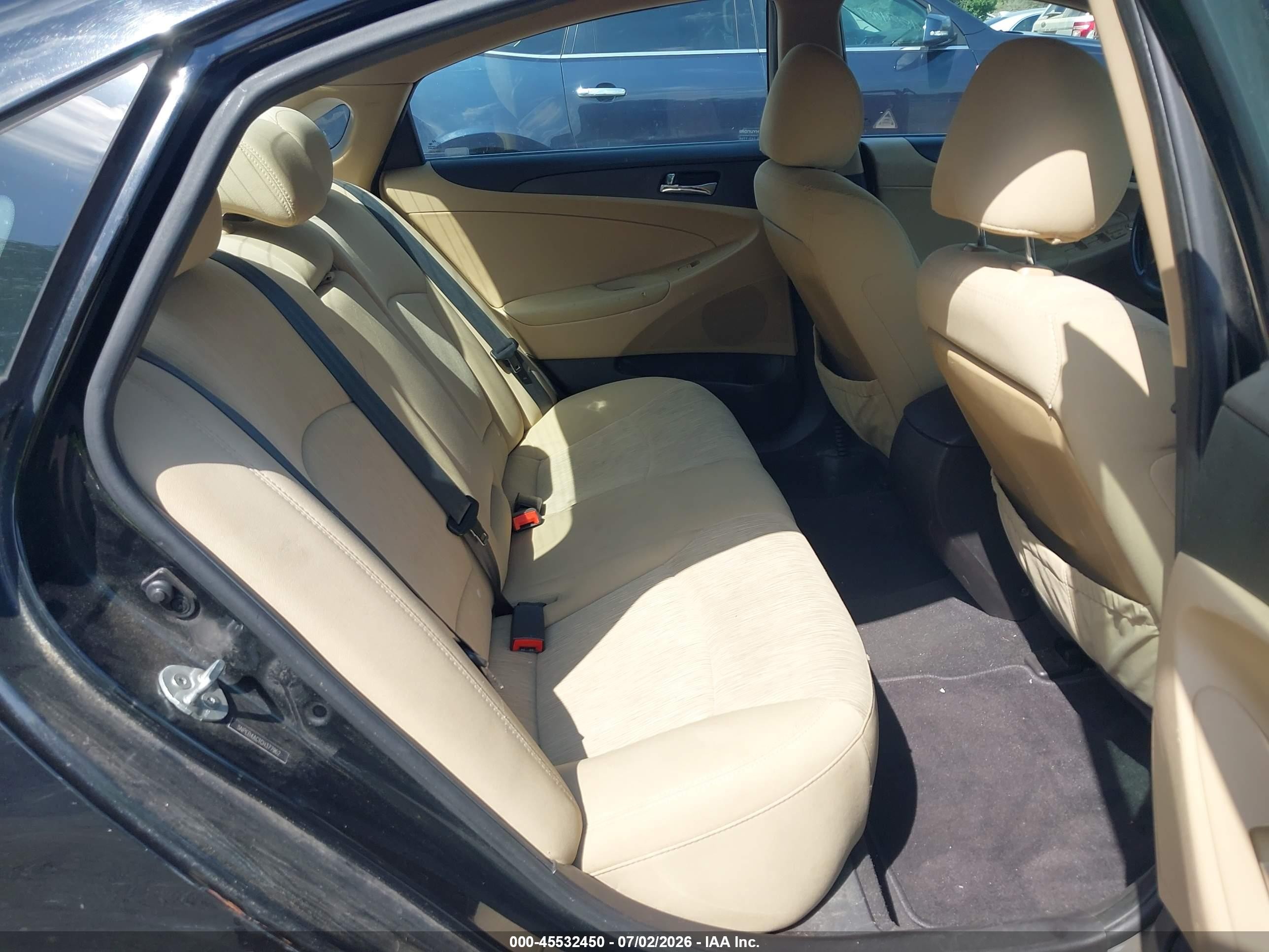 2012 Hyundai Sonata Gls Black vin: 5NPEB4AC1CH377962