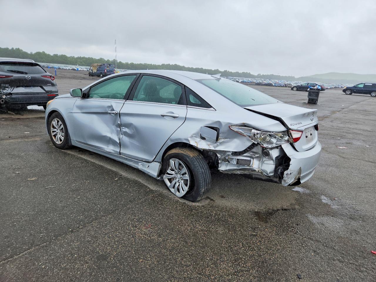 2012 Hyundai Sonata Gls Silver vin: 5NPEB4AC1CH381400