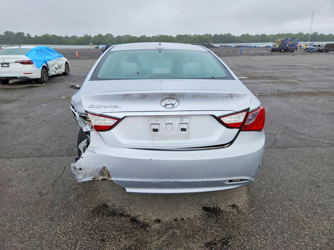 2012 Hyundai Sonata Gls Silver vin: 5NPEB4AC1CH381400