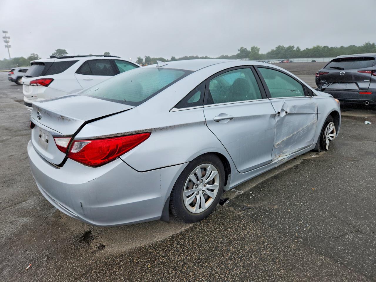2012 Hyundai Sonata Gls Silver vin: 5NPEB4AC1CH381400
