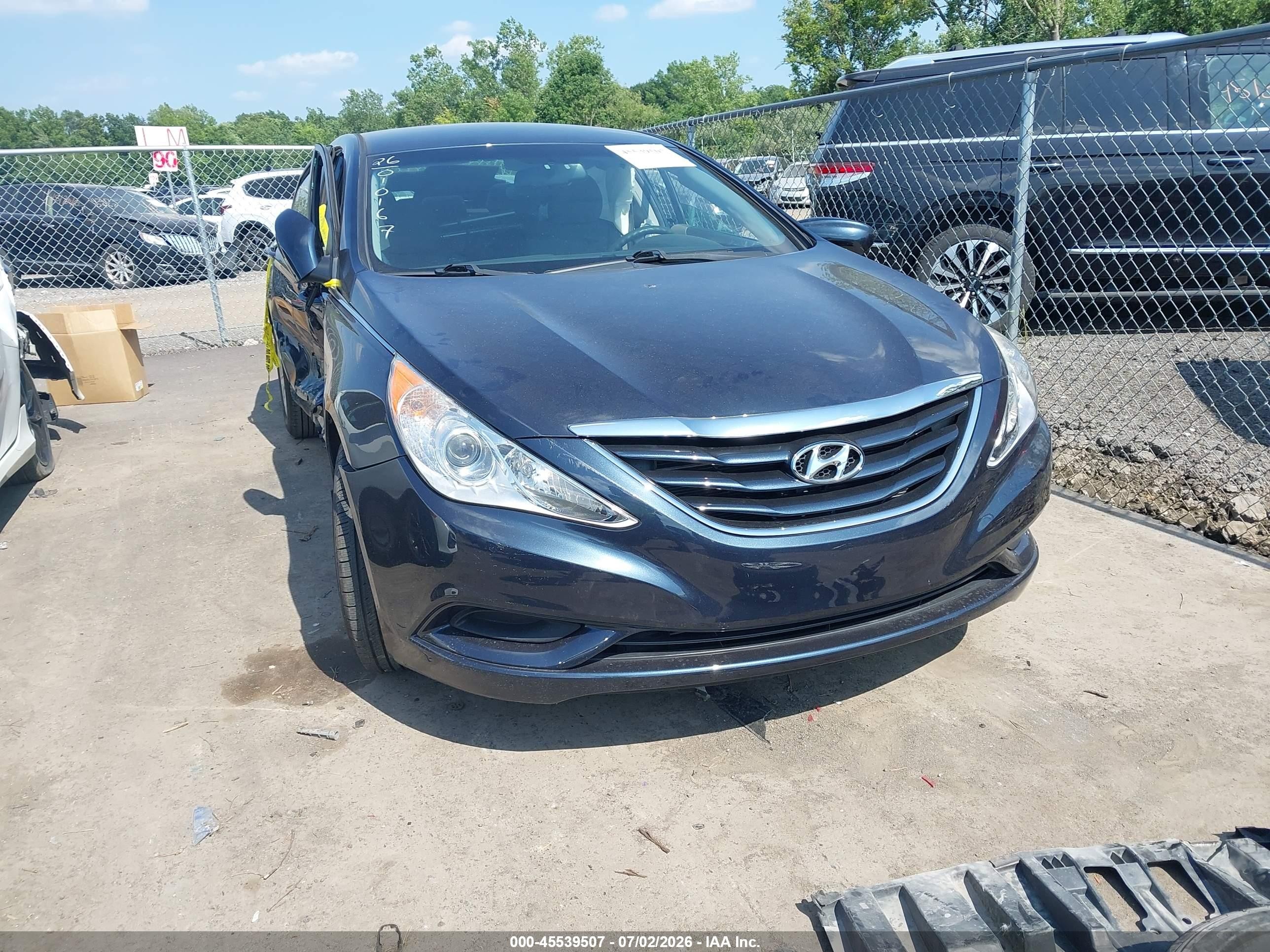 2012 Hyundai Sonata Gls Gray vin: 5NPEB4AC1CH382501
