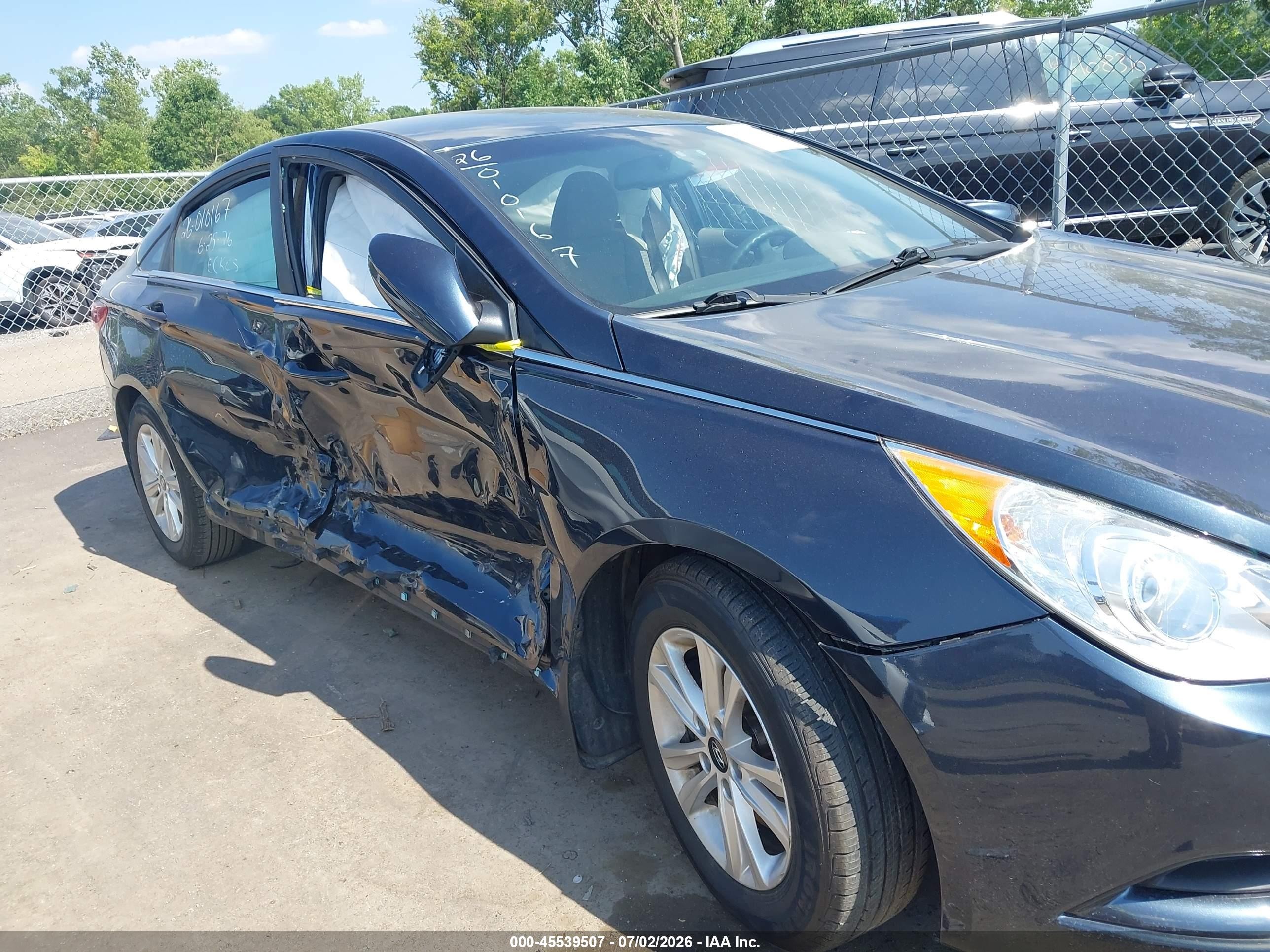 2012 Hyundai Sonata Gls Gray vin: 5NPEB4AC1CH382501