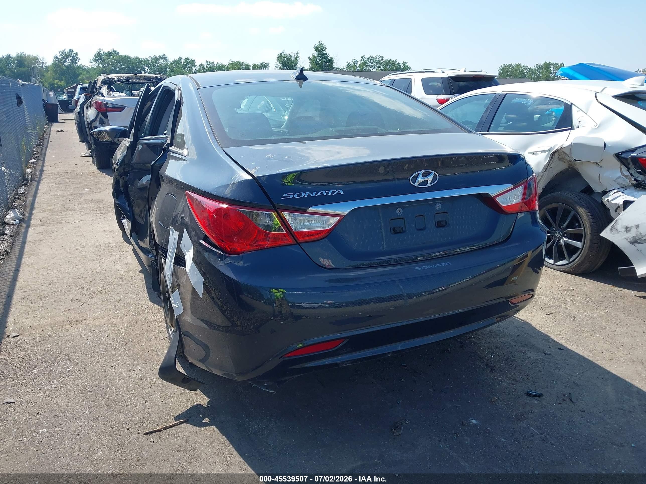 2012 Hyundai Sonata Gls Gray vin: 5NPEB4AC1CH382501
