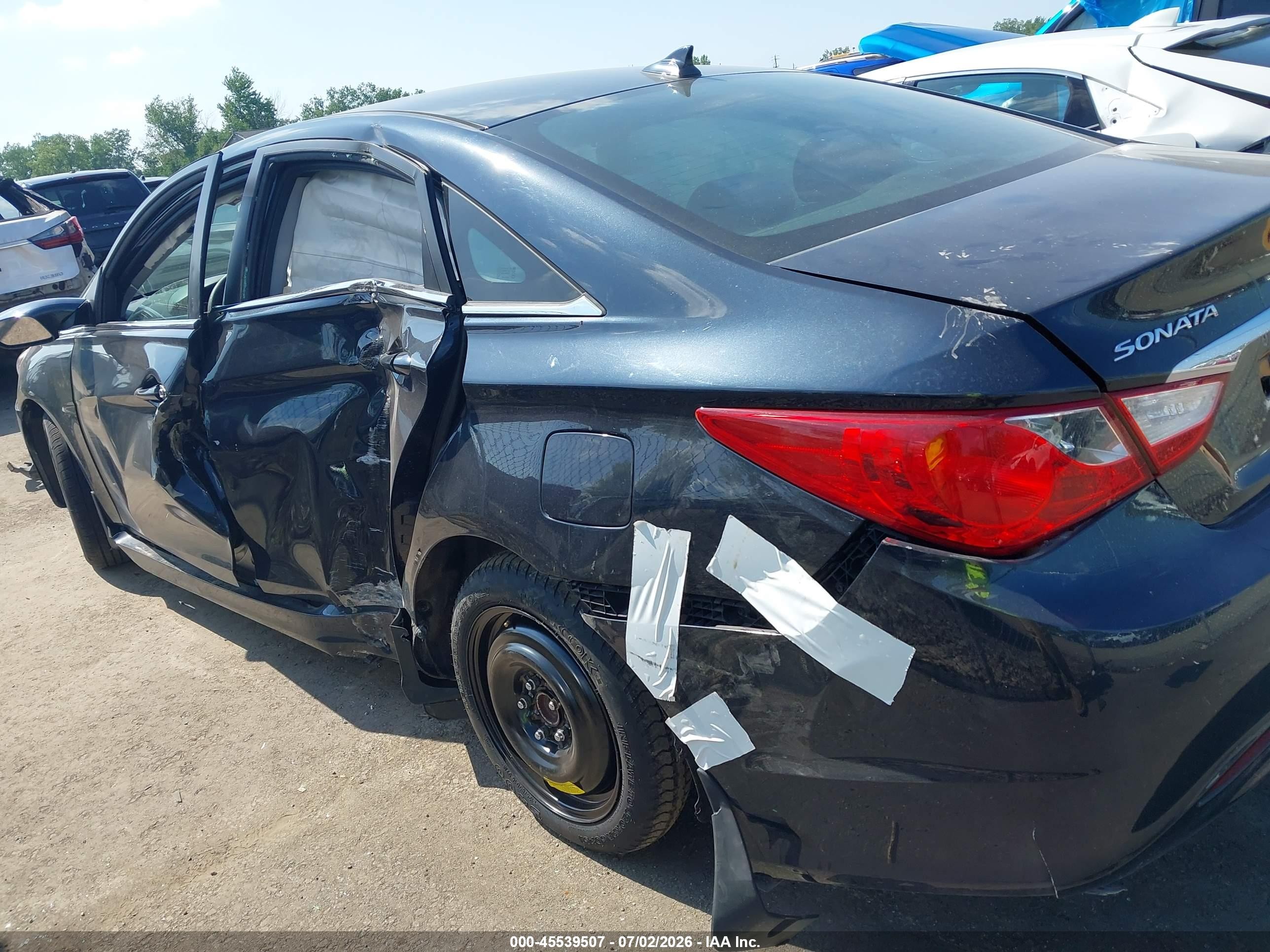 2012 Hyundai Sonata Gls Gray vin: 5NPEB4AC1CH382501