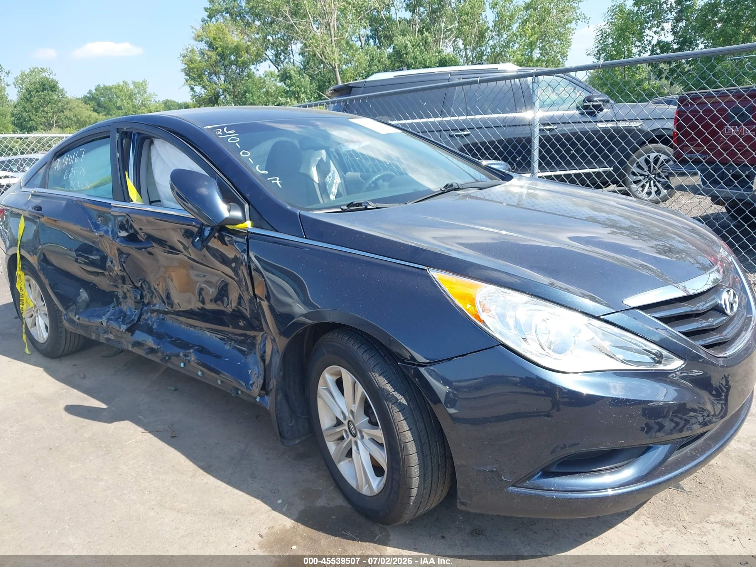 2012 Hyundai Sonata Gls Gray vin: 5NPEB4AC1CH382501