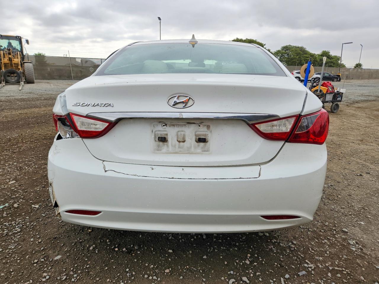 2012 Hyundai Sonata Gls White vin: 5NPEB4AC1CH382708