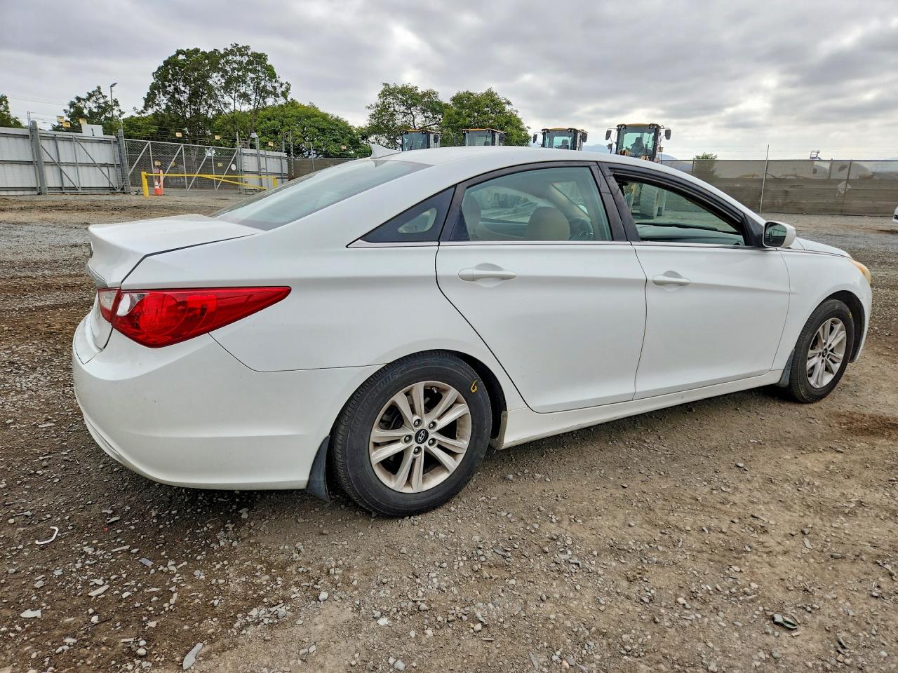 2012 Hyundai Sonata Gls White vin: 5NPEB4AC1CH382708