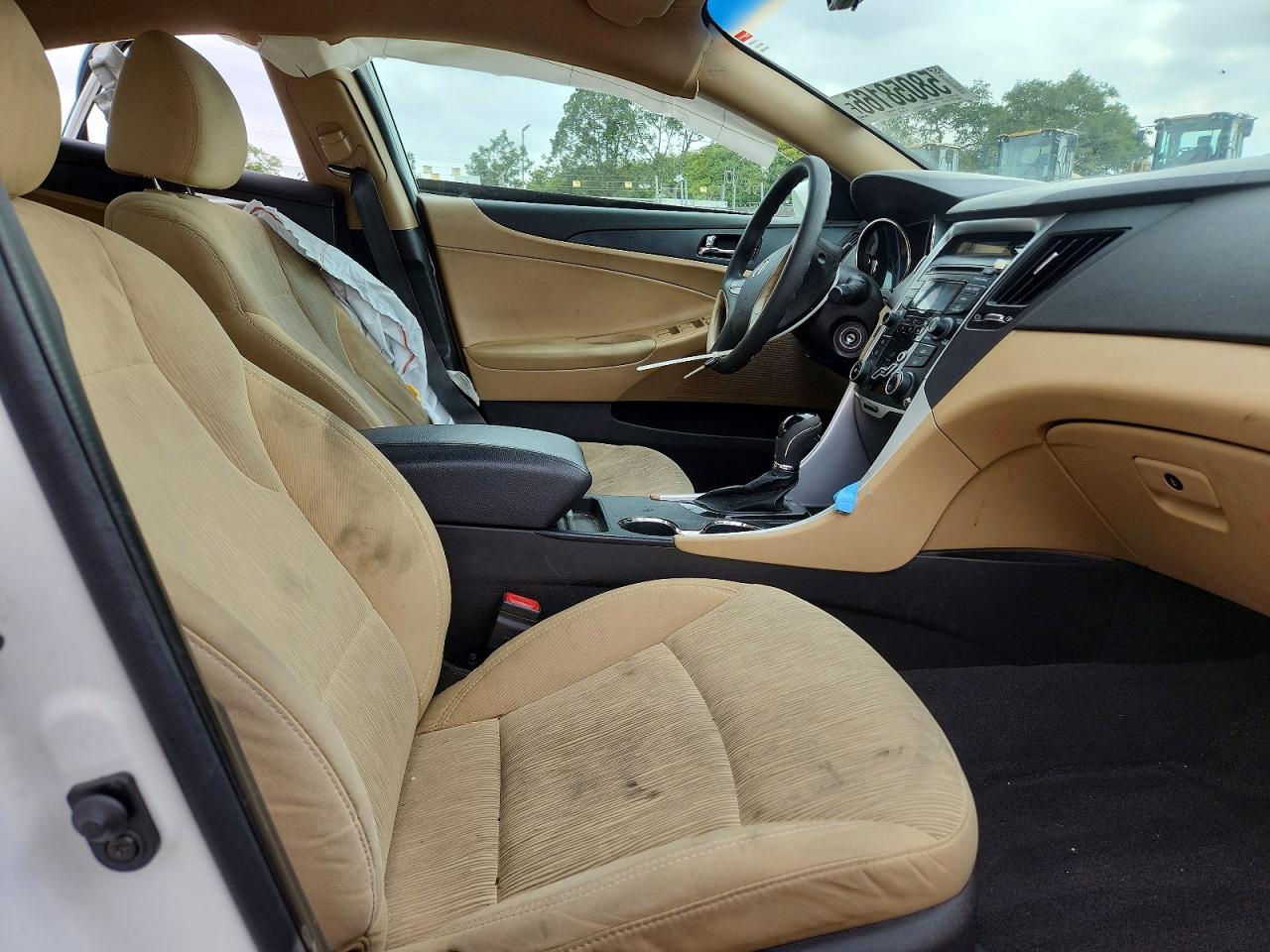 2012 Hyundai Sonata Gls White vin: 5NPEB4AC1CH382708