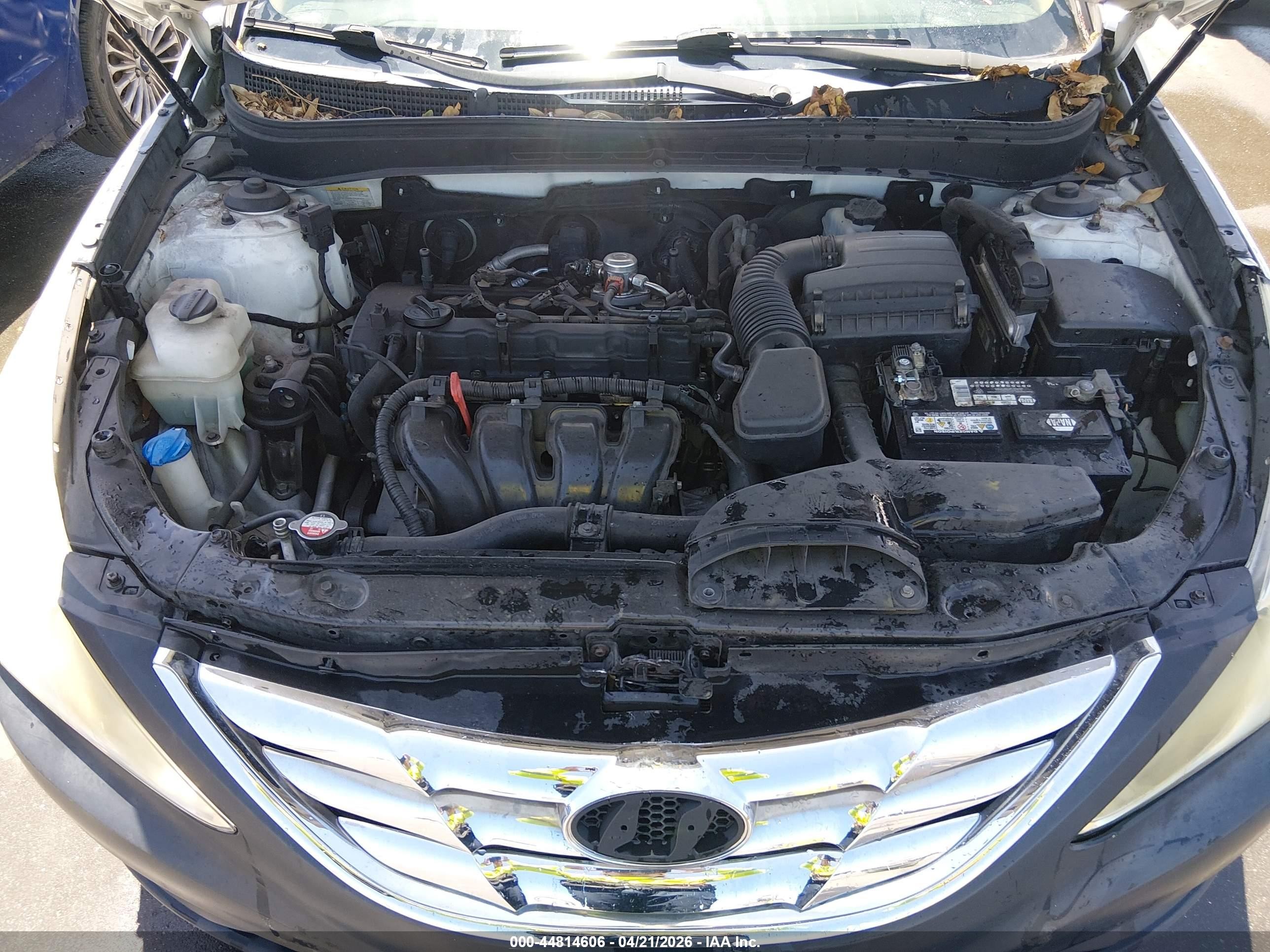 2012 Hyundai Sonata Gls White vin: 5NPEB4AC1CH389349