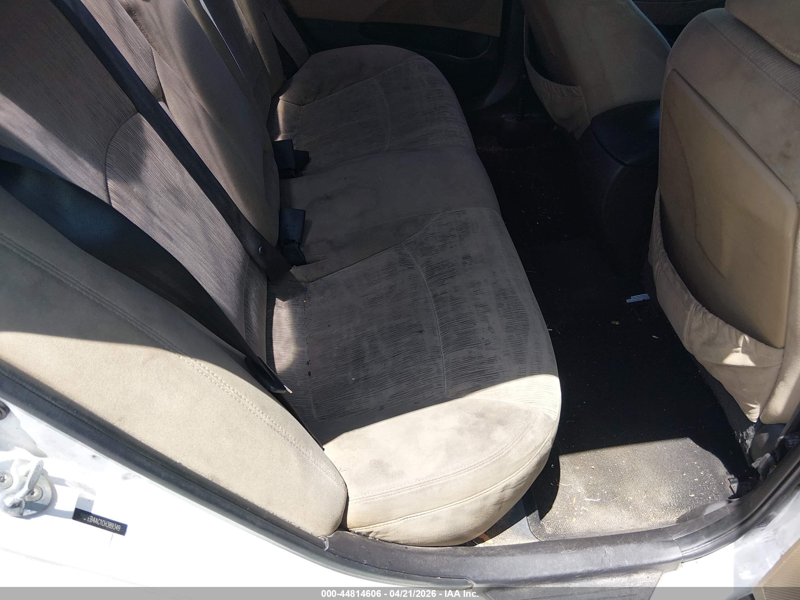 2012 Hyundai Sonata Gls White vin: 5NPEB4AC1CH389349