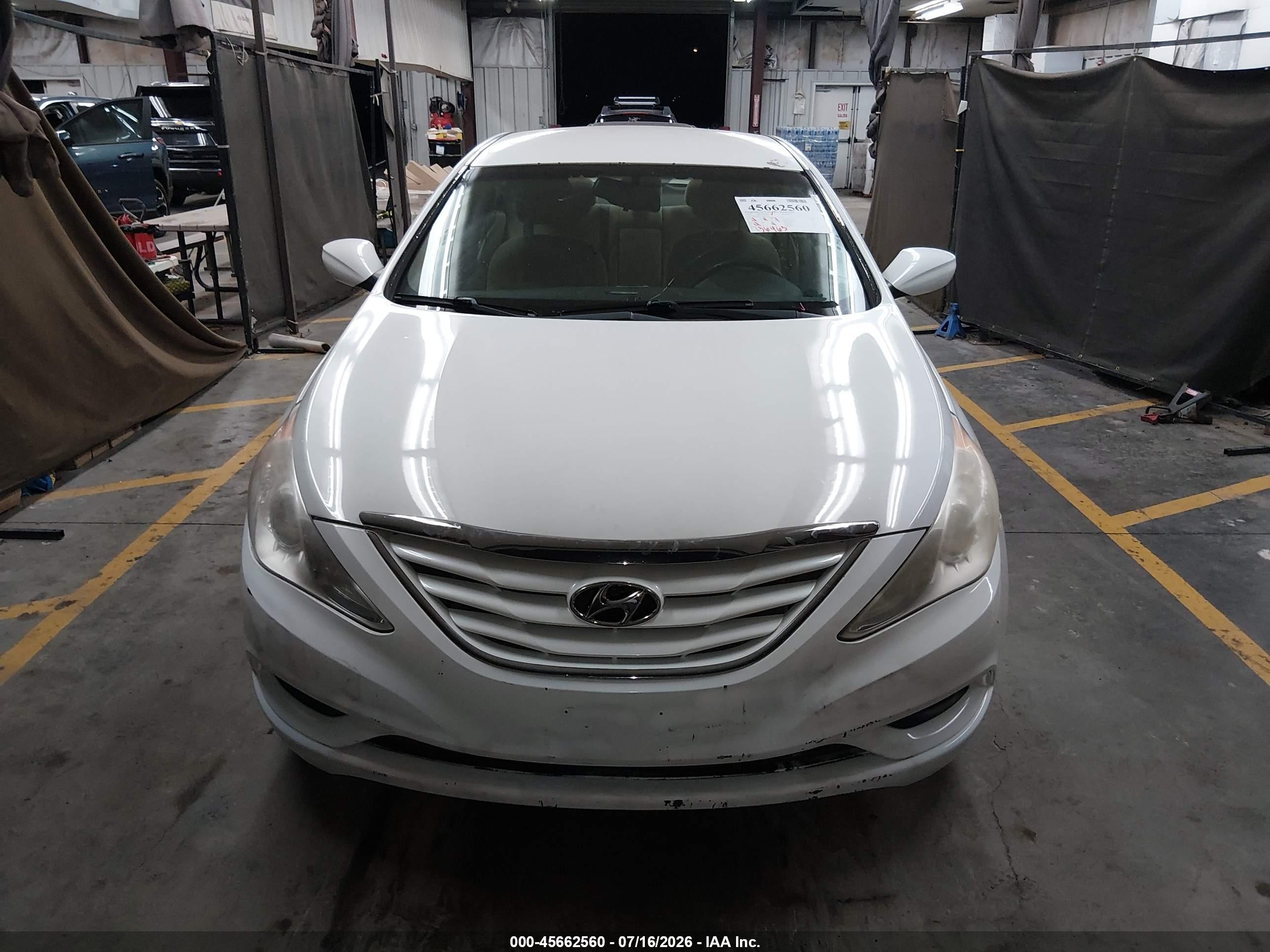 2012 Hyundai Sonata Gls White vin: 5NPEB4AC1CH392820
