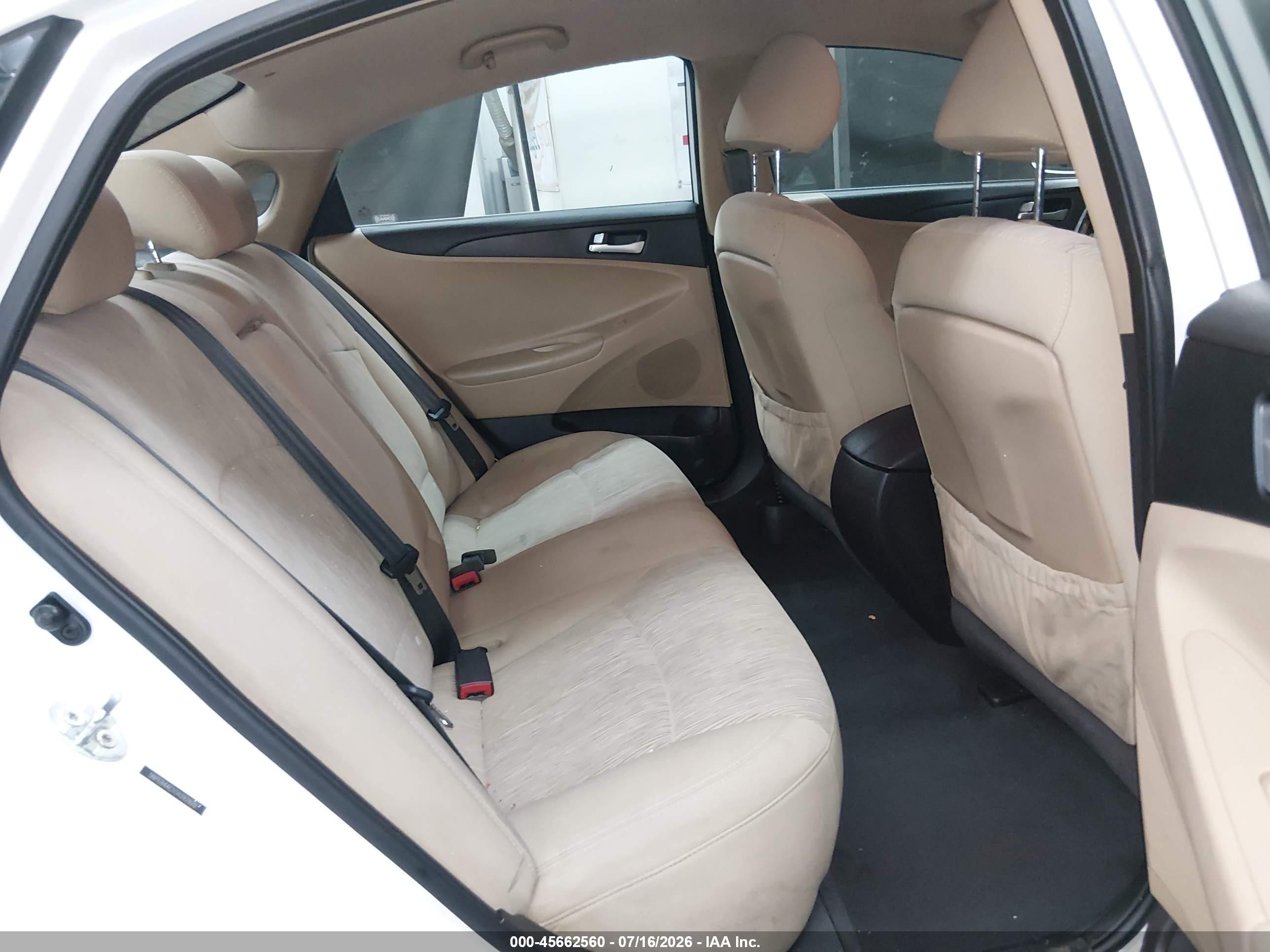 2012 Hyundai Sonata Gls White vin: 5NPEB4AC1CH392820