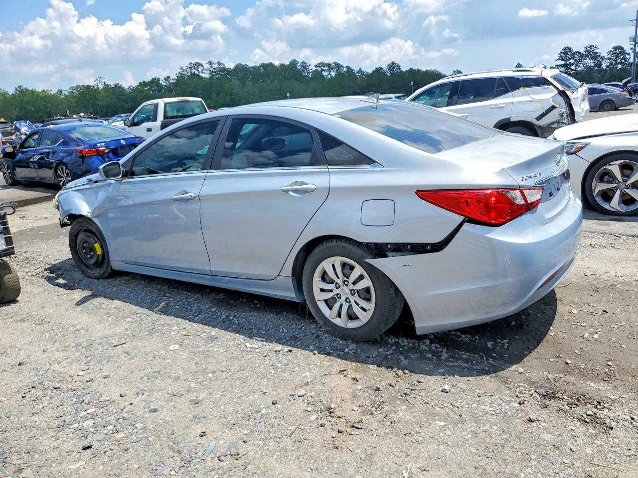 2012 Hyundai Sonata Gls Silver vin: 5NPEB4AC1CH397192