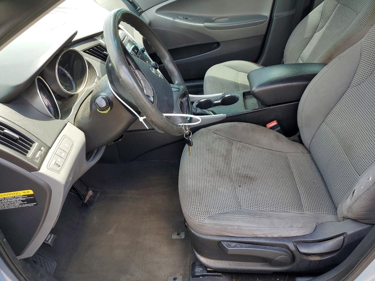 2012 Hyundai Sonata Gls Silver vin: 5NPEB4AC1CH397192