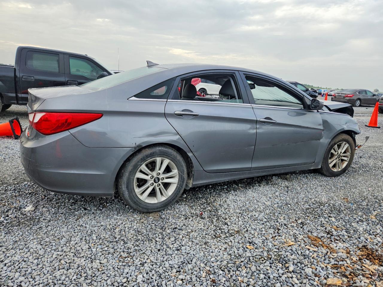 2012 Hyundai Sonata Gls Gray vin: 5NPEB4AC1CH400253