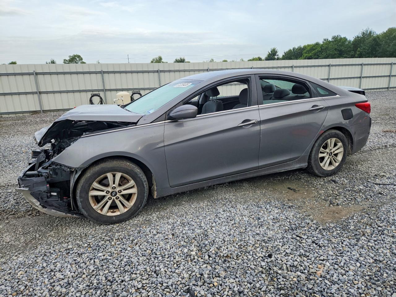 2012 Hyundai Sonata Gls Gray vin: 5NPEB4AC1CH400253
