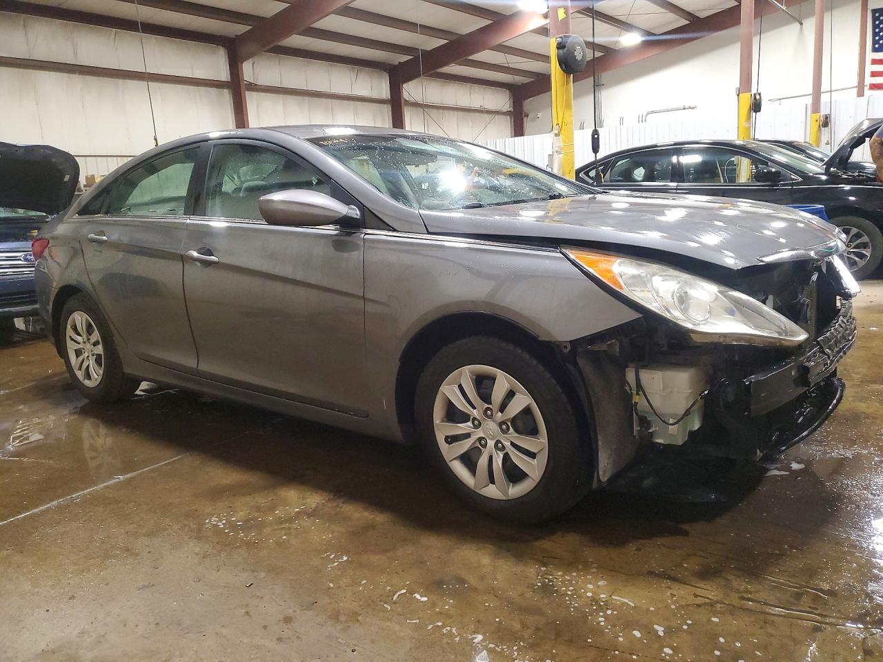 2012 Hyundai Sonata Gls Gray vin: 5NPEB4AC1CH427923