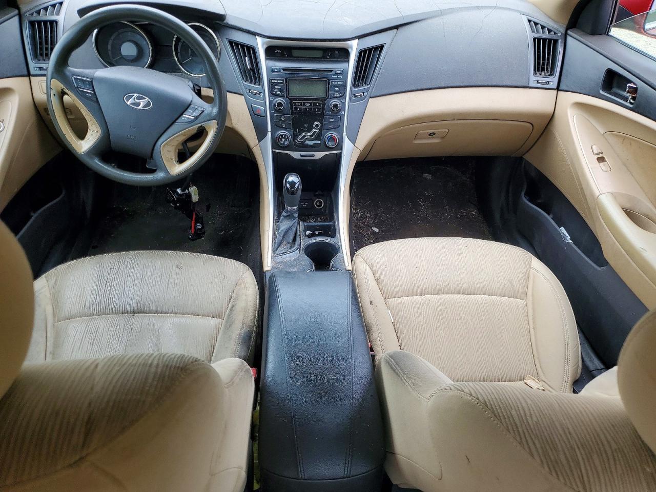 2012 Hyundai Sonata Gls Red vin: 5NPEB4AC1CH428117
